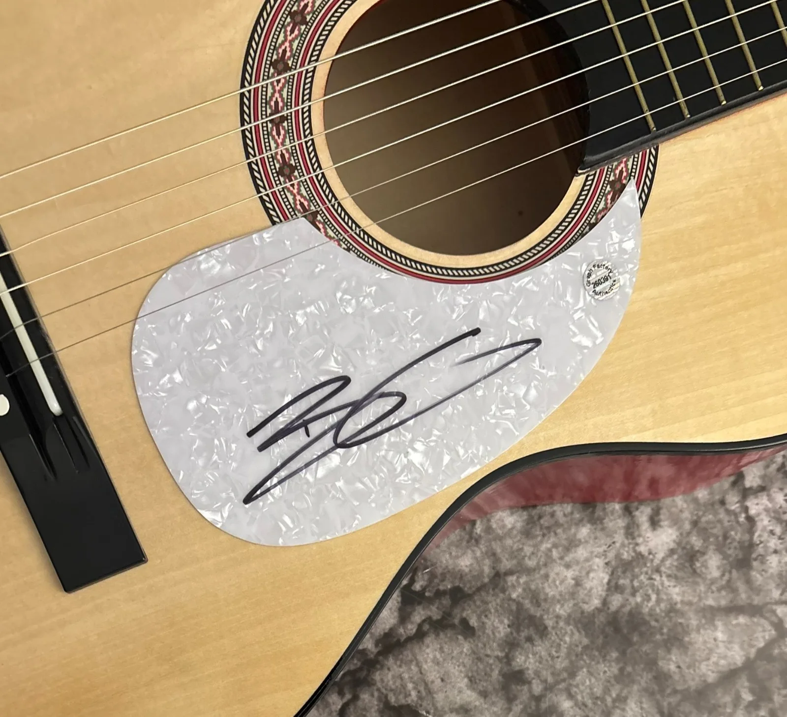 GFA Bottoms Up Country Star * BRANTLEY GILBERT * Signed Acoustic Guitar COA, image 4