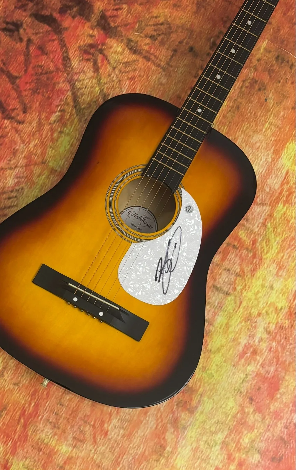 GFA Bottoms Up Country Star * BRANTLEY GILBERT * Signed Acoustic Guitar COA, image 3