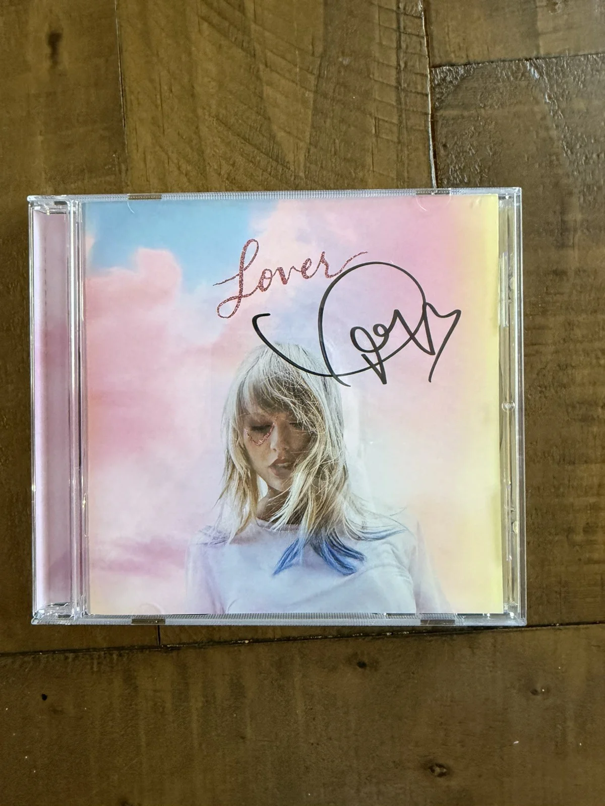 Signed Taylor Swift Lover CD, image 3