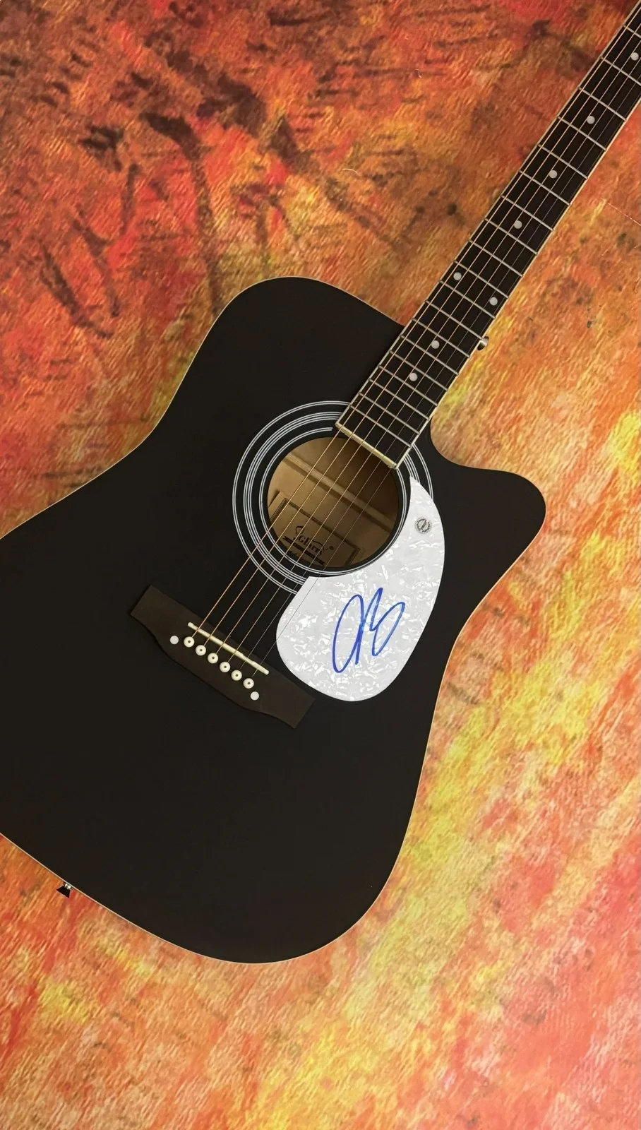 GFA Blues Deluxe Star * JOE BONAMASSA * Signed 41" Acoustic Guitar PROOF COA, image 4