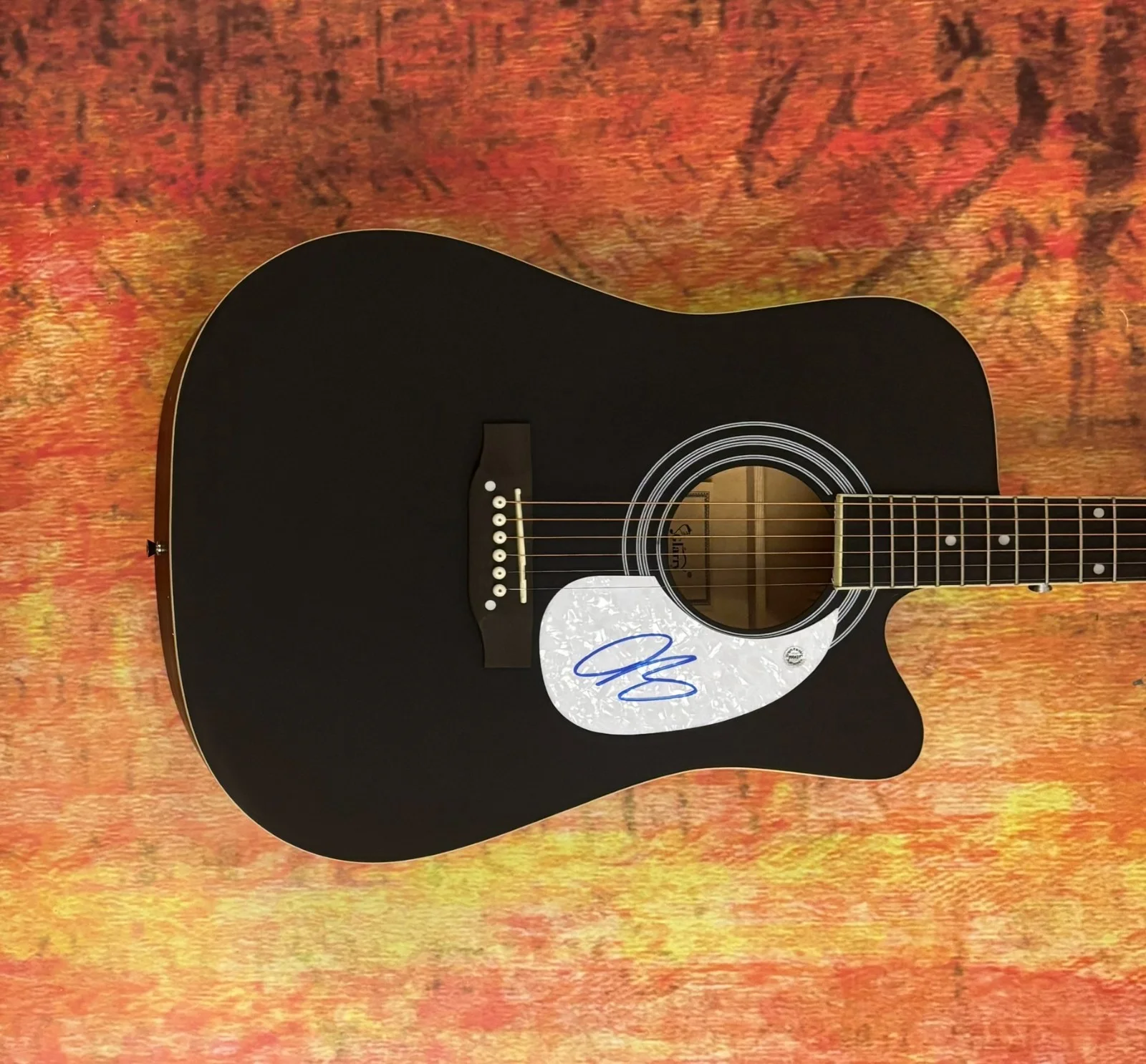 GFA Blues Deluxe Star * JOE BONAMASSA * Signed 41" Acoustic Guitar PROOF COA, image 5