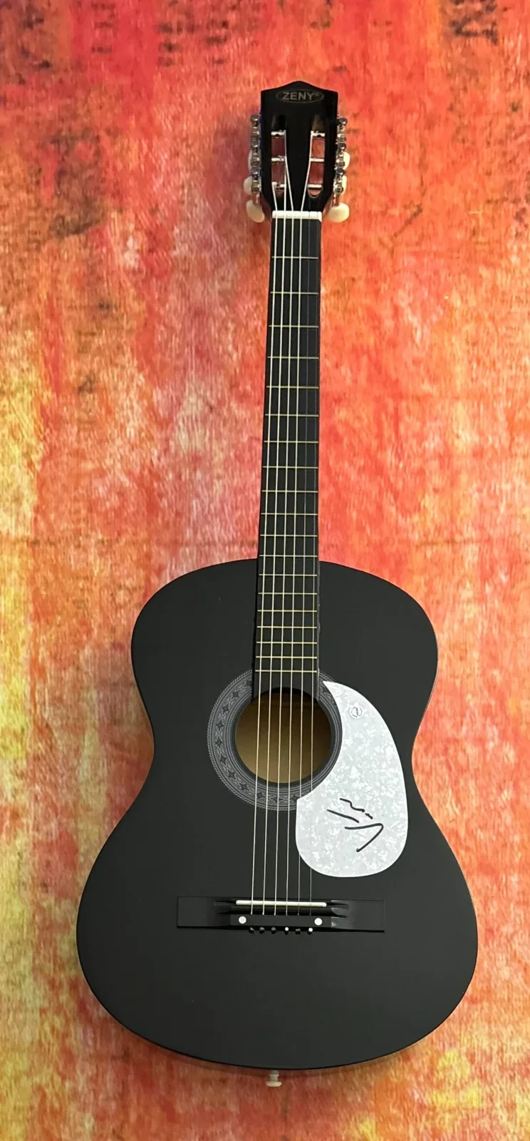 GFA Hell is a Dance Floor Star * VINCENT MASON * Signed Acoustic Guitar COA, image 2