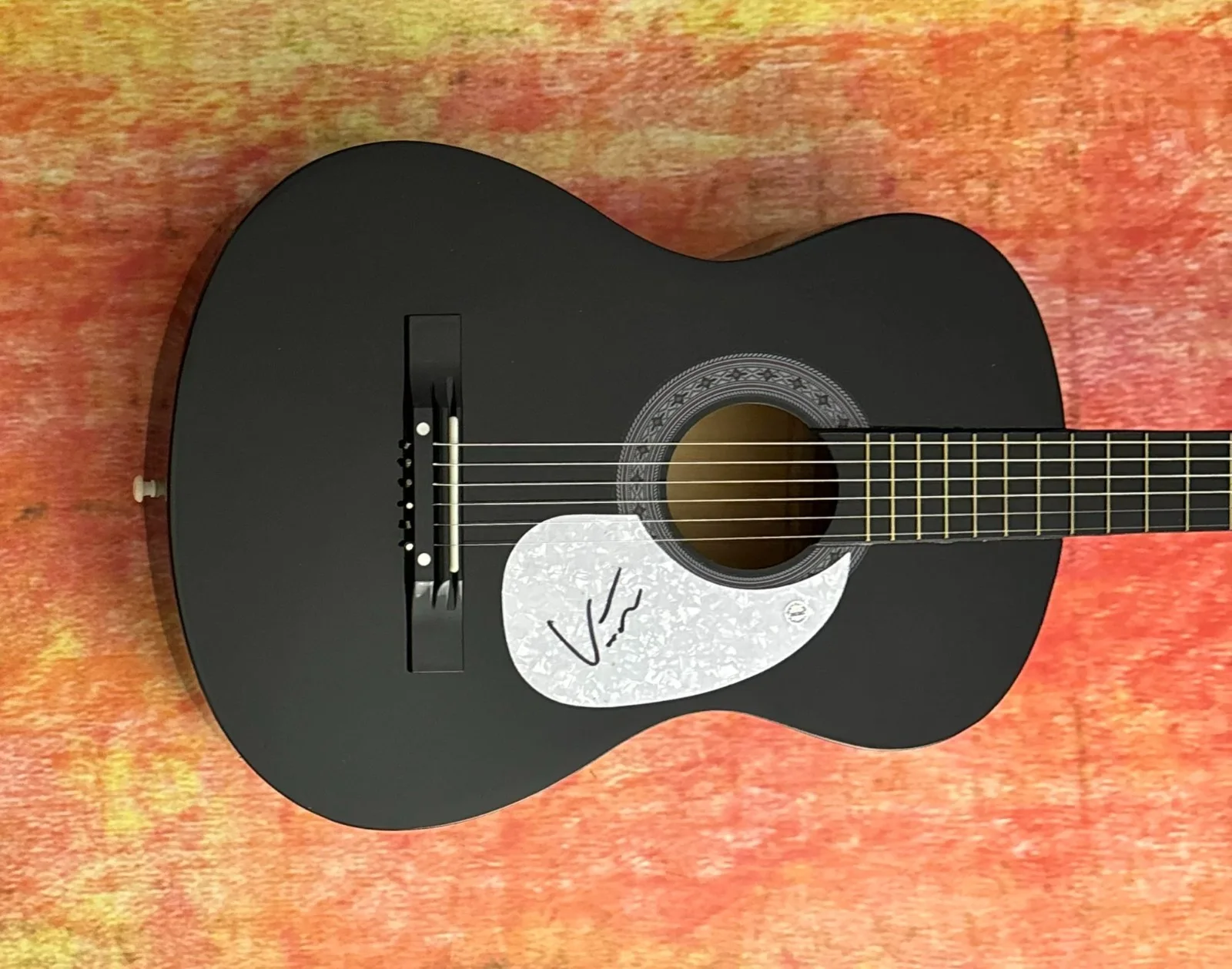 GFA Hell is a Dance Floor Star * VINCENT MASON * Signed Acoustic Guitar COA, image 4
