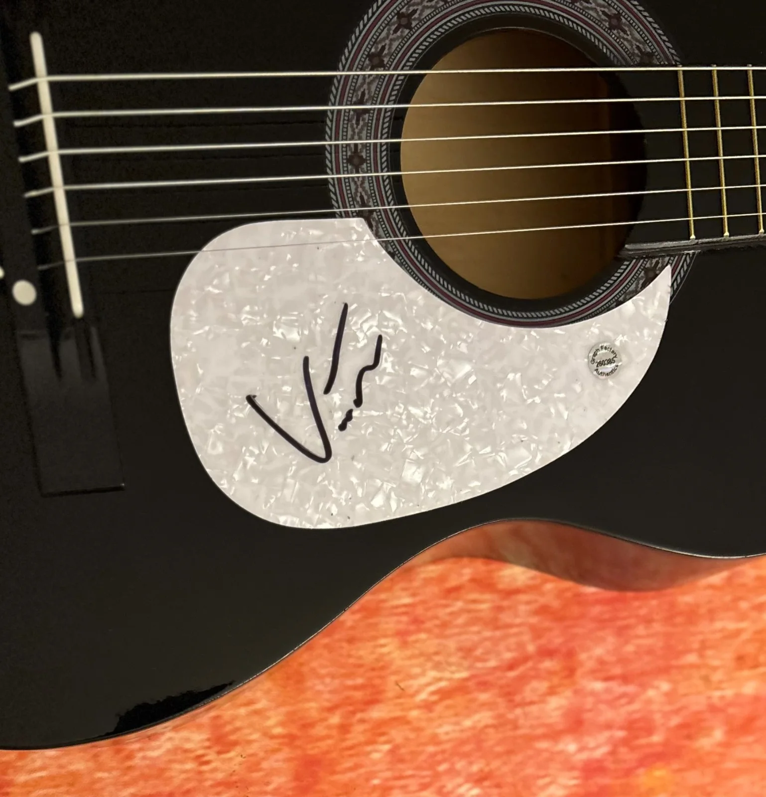 GFA Hell is a Dance Floor Star * VINCENT MASON * Signed Acoustic Guitar COA, image 5