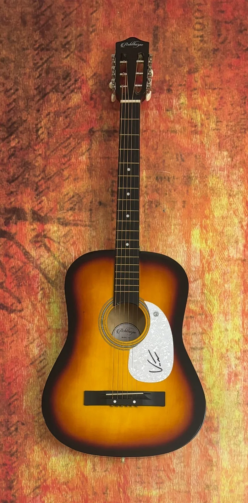 GFA Hell is a Dance Floor Star * VINCENT MASON * Signed Acoustic Guitar COA, изображение 2