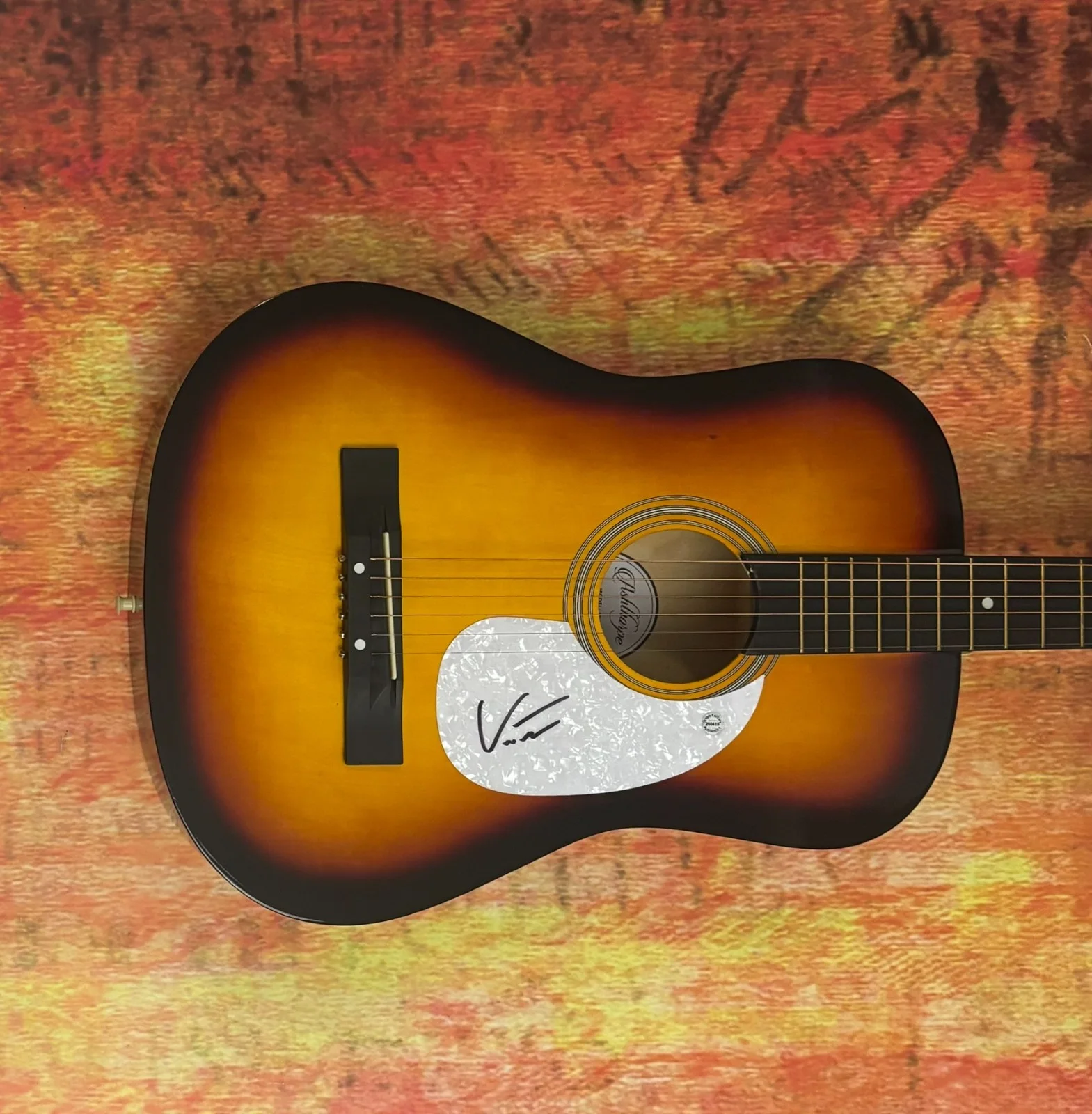 GFA Hell is a Dance Floor Star * VINCENT MASON * Signed Acoustic Guitar COA, изображение 4