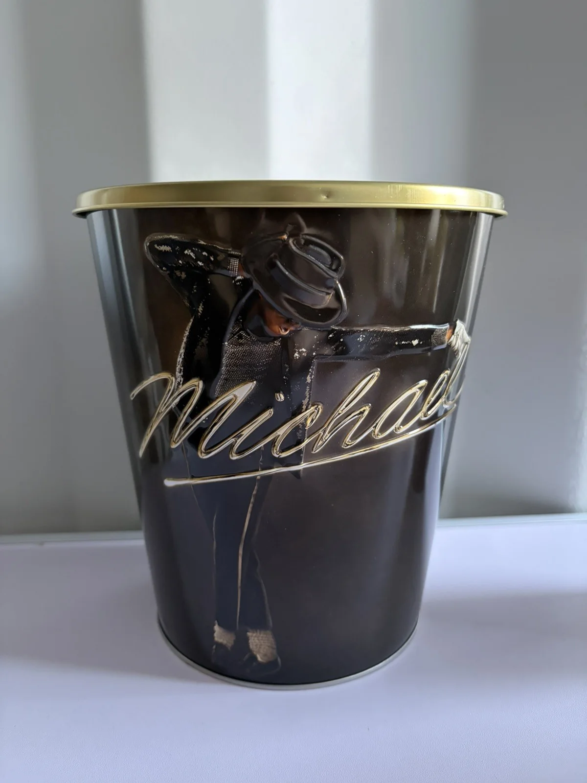 Michael Jackson Movie (2026) Metal Popcorn Bucket & Lid + 20oz Cup 🪩🕺, image 2