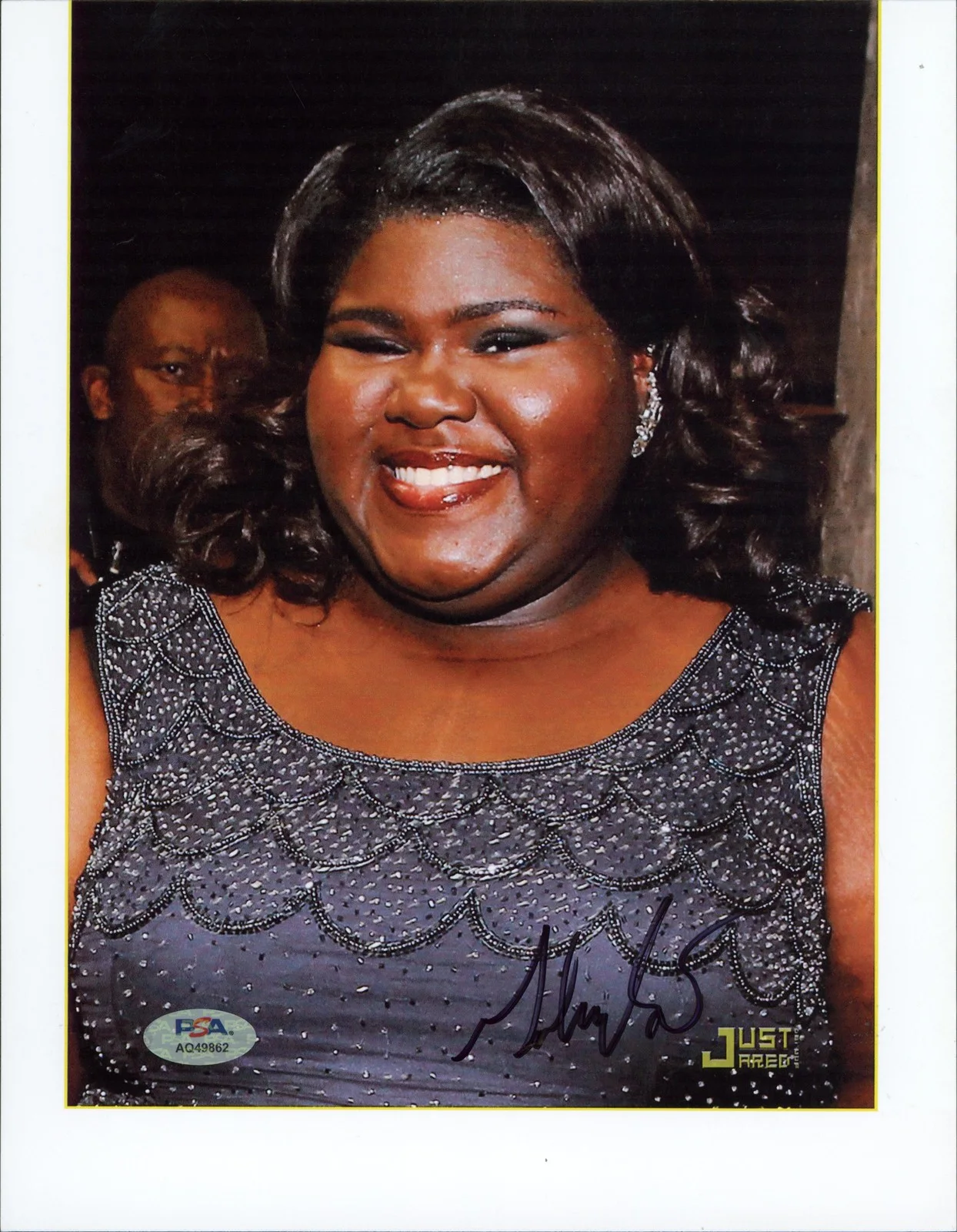 Gabourey Sidibe — Gabourey Sidibe Precious Authentic Signed 8.5x11 Vertical Photo PSA/DNA #AQ49862