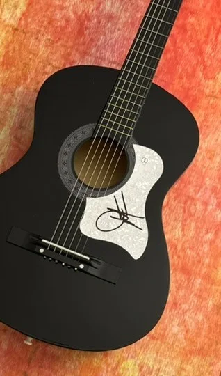 GFA Guitars, Cadillacs Star * DWIGHT YOAKAM * Signed Acoustic Guitar PROOF COA, image 2