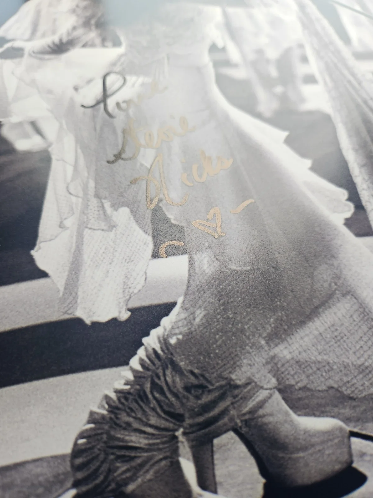W/COA ✅️ ORIGINAL STEVIE NICKS AUTOGRAPH 8X12" USED EXCELLENT CONDITION PHOTO, изображение 2