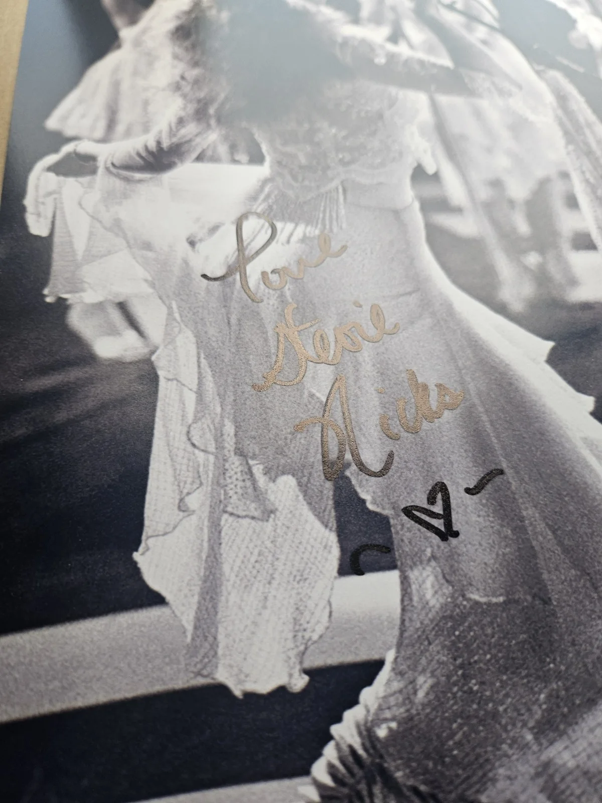 W/COA ✅️ ORIGINAL STEVIE NICKS AUTOGRAPH 8X12" USED EXCELLENT CONDITION PHOTO, изображение 3