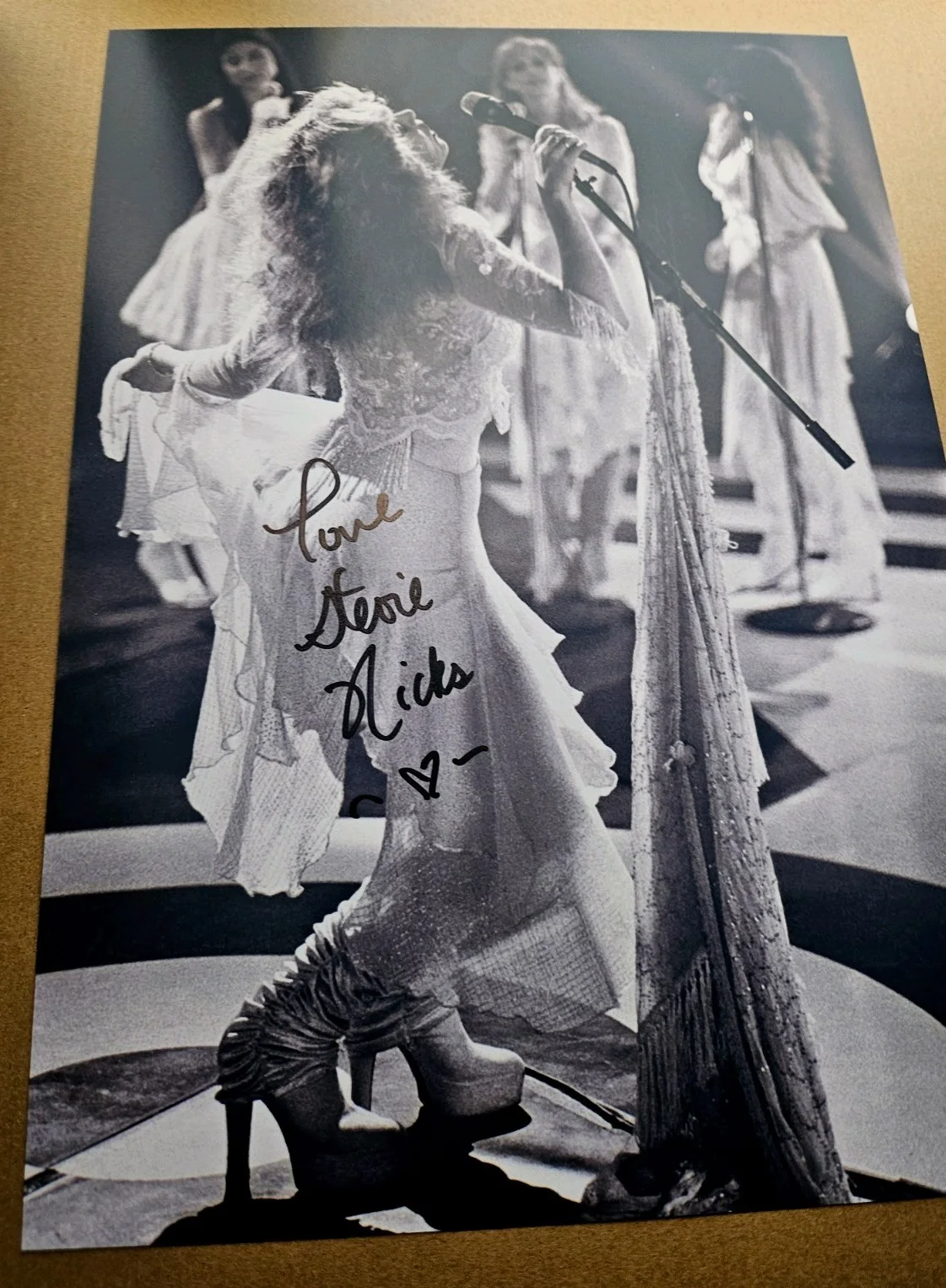 W/COA ✅️ ORIGINAL STEVIE NICKS AUTOGRAPH 8X12" USED EXCELLENT CONDITION PHOTO, изображение 5