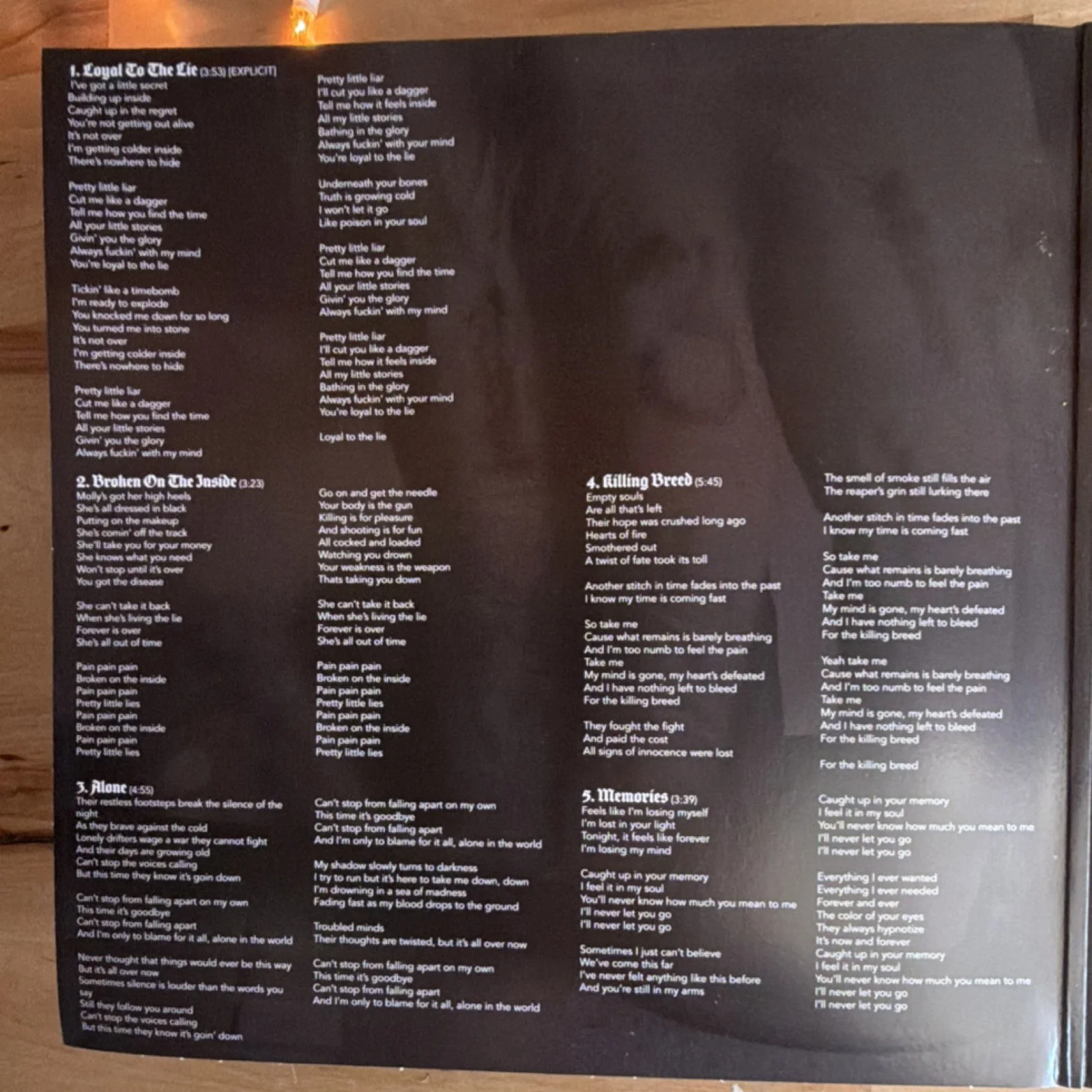 The Other Side of Mars Autographed Original Vinyl Record Music Collectible, image 3