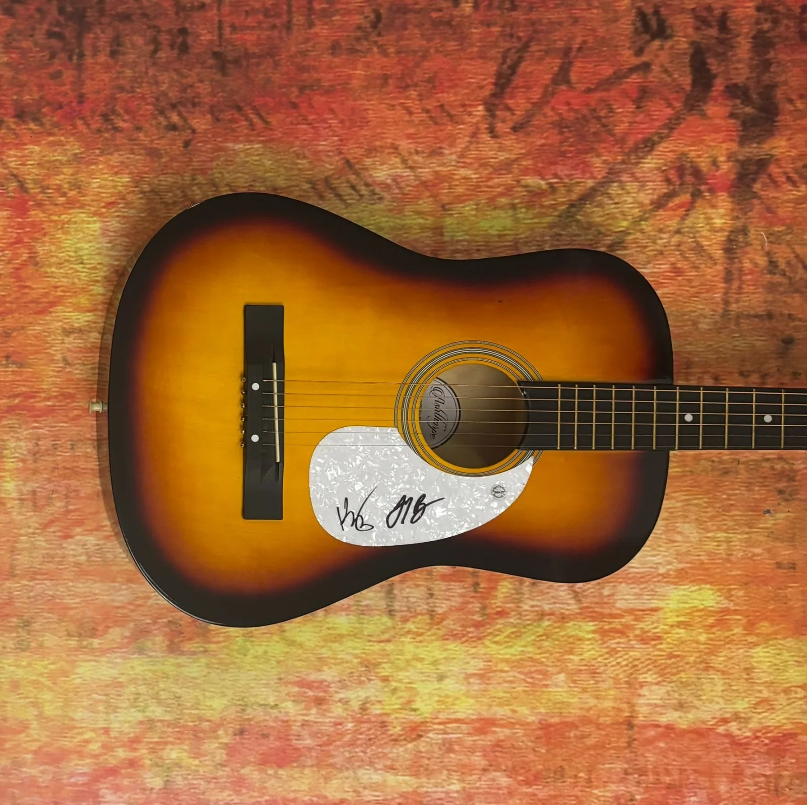 GFA Kenneth & Joey Duo * THE MILK CARTON KIDS * Signed Acoustic Guitar COA, изображение 4