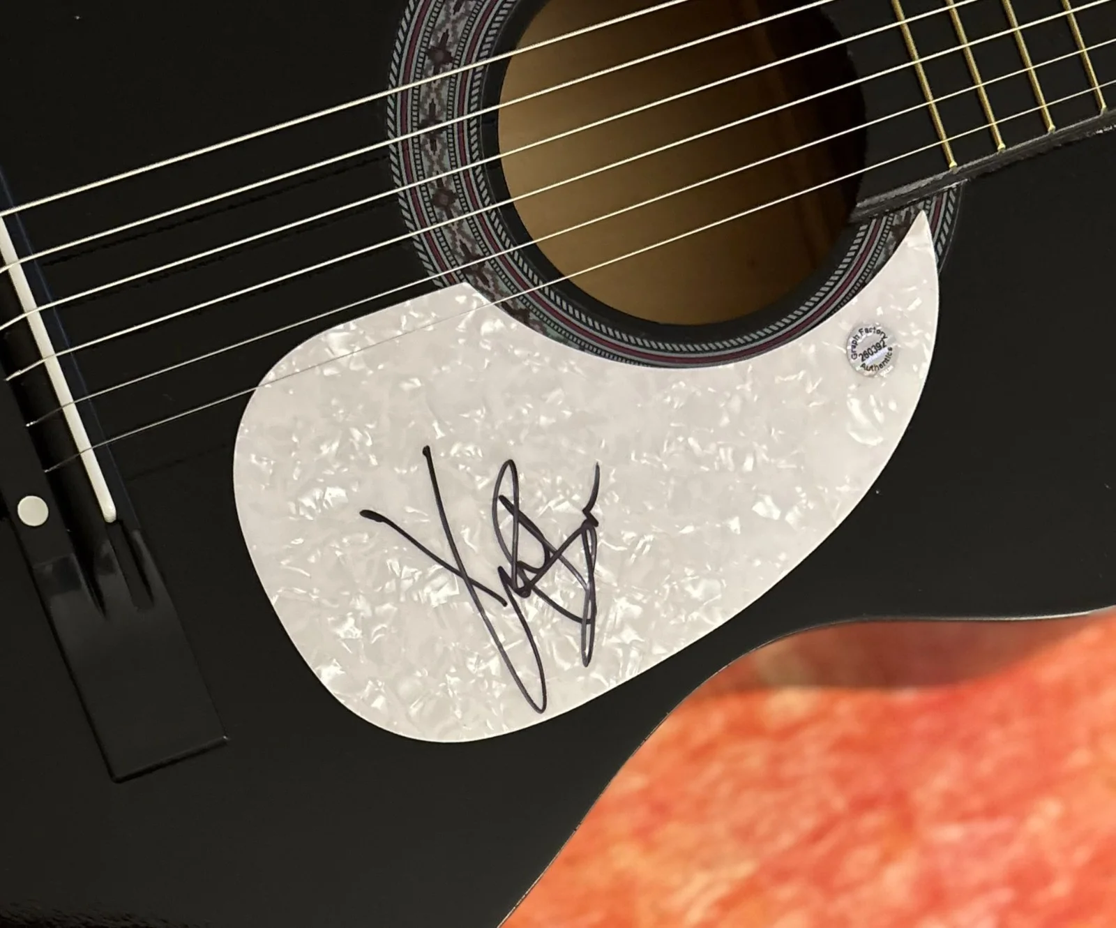 GFA Miles On It Country Star * KANE BROWN * Signed Acoustic Guitar COA, image 5