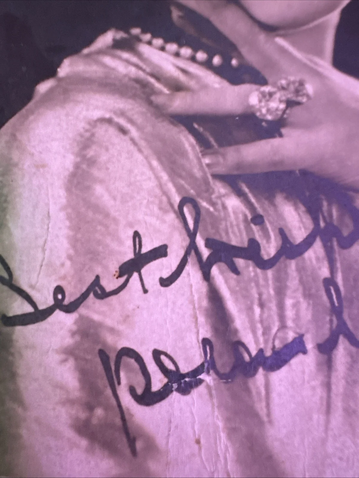 POLA NEGRI 5x7 Vintage 1922 Autograph Photograph Signed In Black Fountain Pen, изображение 3