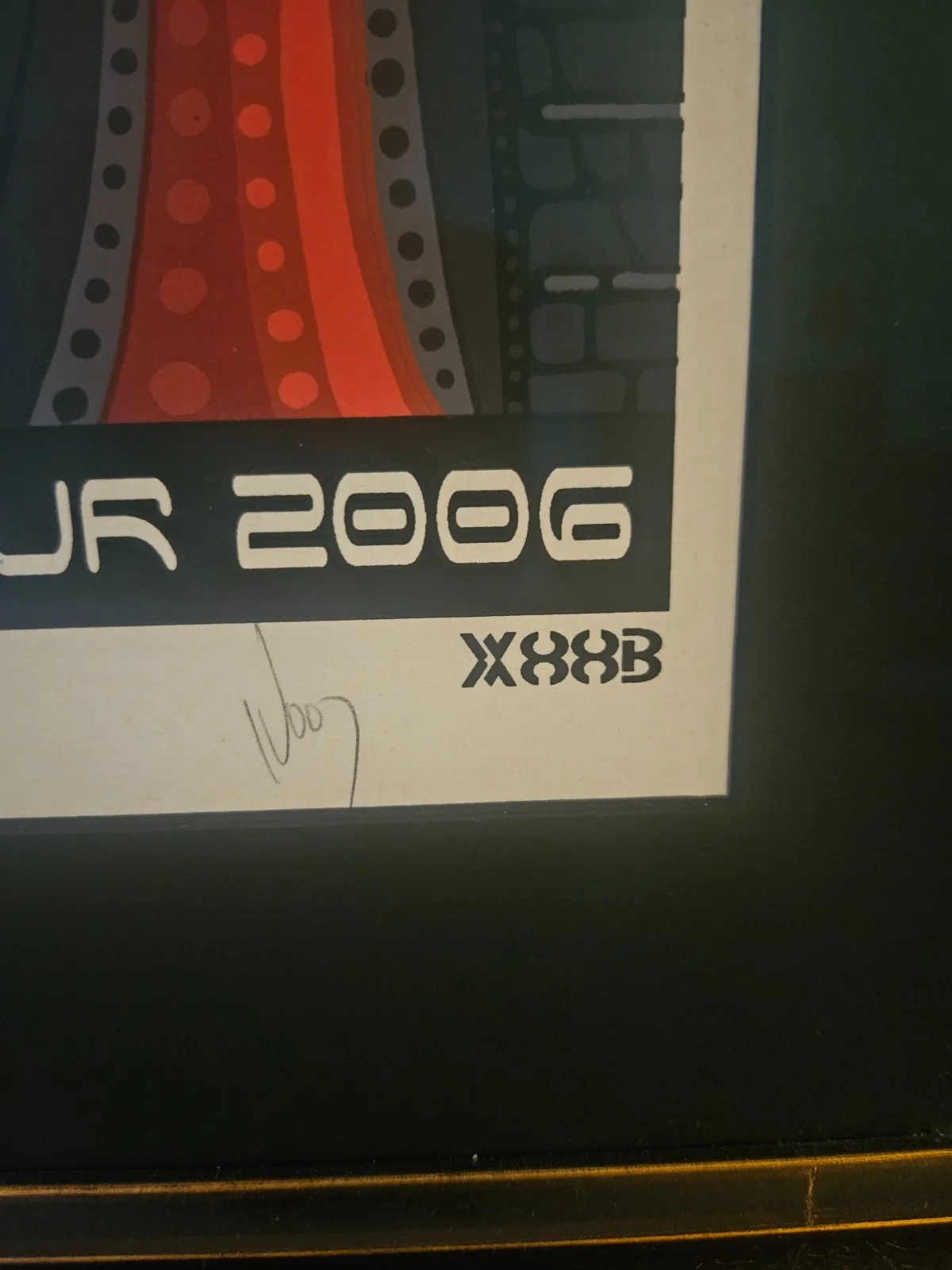 Derek Trucks Band & Susan Tedeschi Band Fall Signed 2006 Tour Poster — Jeff Wood, image 5
