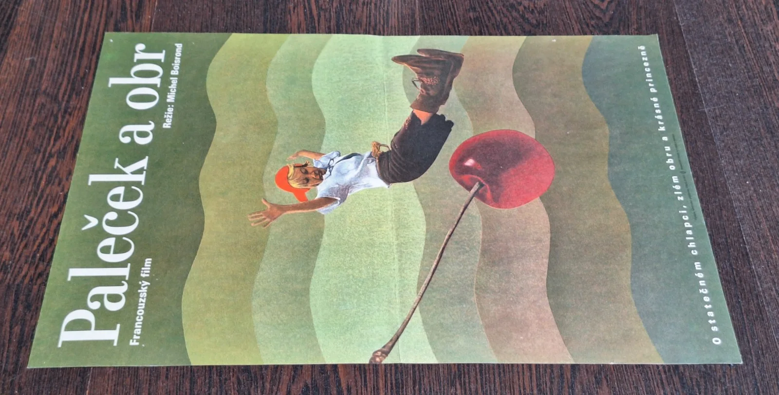 LE PETIT POUCET, TOM THUMB 1972, ORIGINAL A3 CZECH MOVIE POSTER, EVA HASKOVA, изображение 3