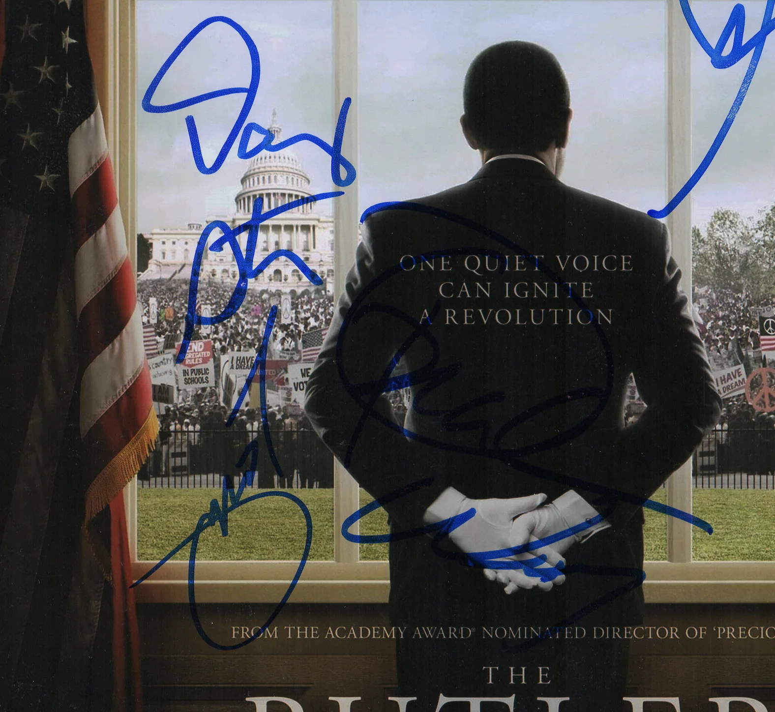 Forest Whitaker — The Butler Cast Forest Whitaker Autographed Signed 11x14 Photo Poster COA 2889, image 3