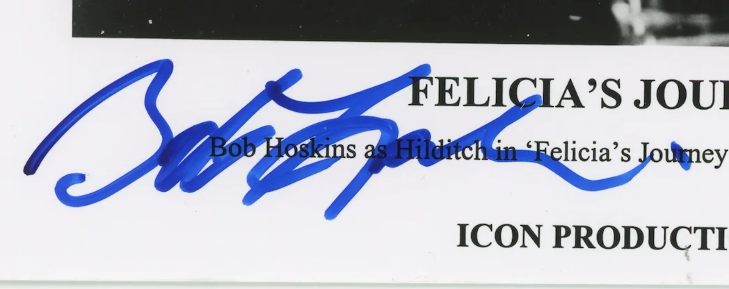 Bob Hoskins — Bob Hoskins Mona Lisa Autographed Signed 8x10 Photo AMCo COA 24598, image 2