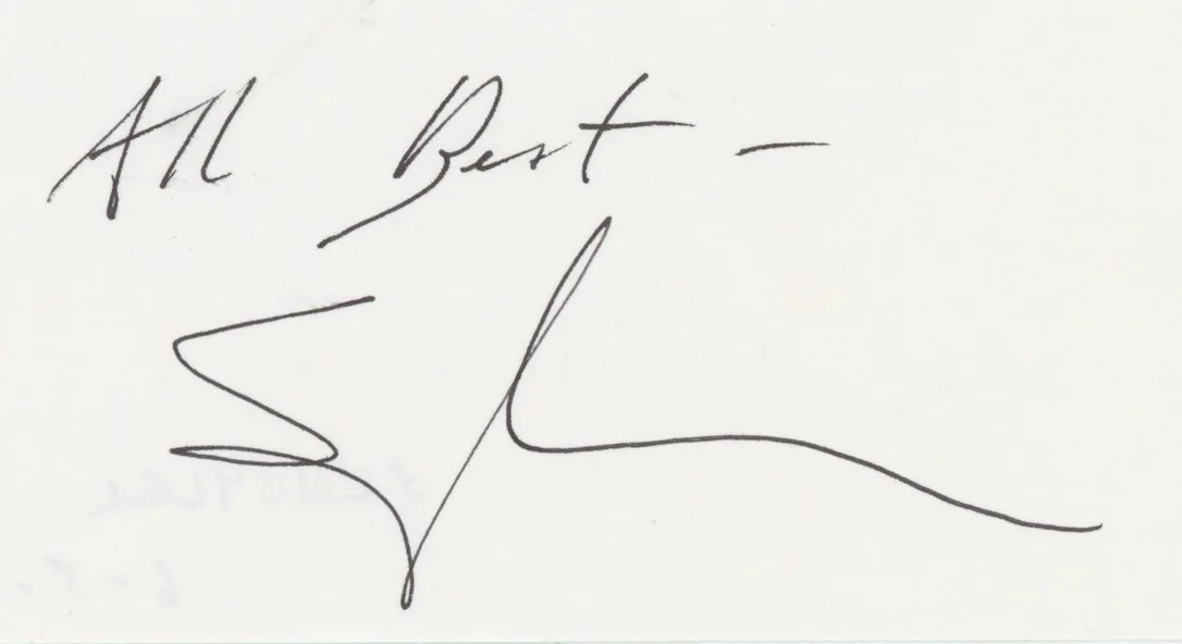 Schuyler Grant Vintage Actress Autographed Signed Letter AMCo COA 26244, image 2