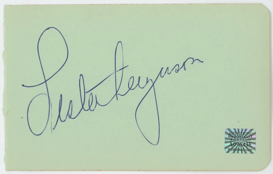 Joyce Grenfell English Singer Autographed Signed Album Page AMCo COA 31599, image 2
