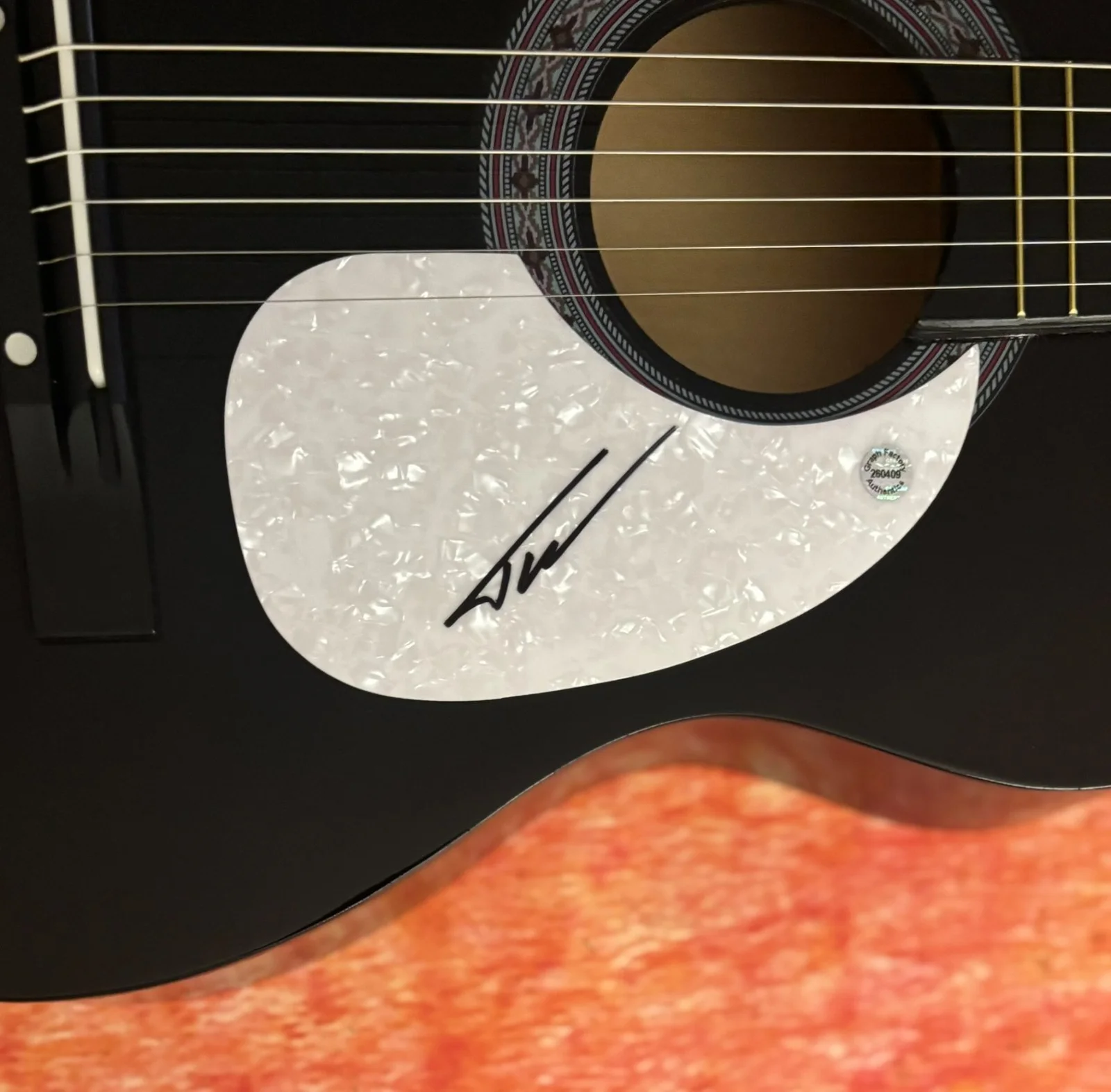 GFA Wind Up Misson' You * TUCKER WETMORE * Signed Acoustic Guitar COA, image 5