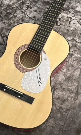 GFA Wind Up Misson' You * TUCKER WETMORE * Signed Acoustic Guitar COA, image 3