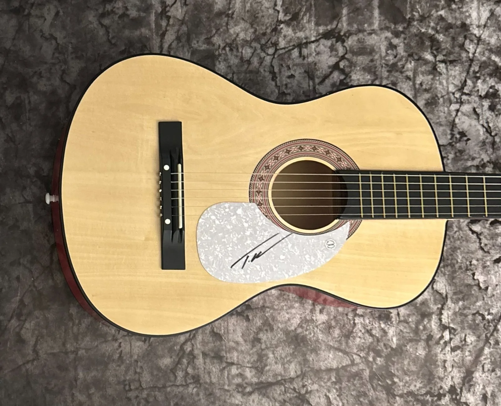 GFA Wind Up Misson' You * TUCKER WETMORE * Signed Acoustic Guitar COA, image 4