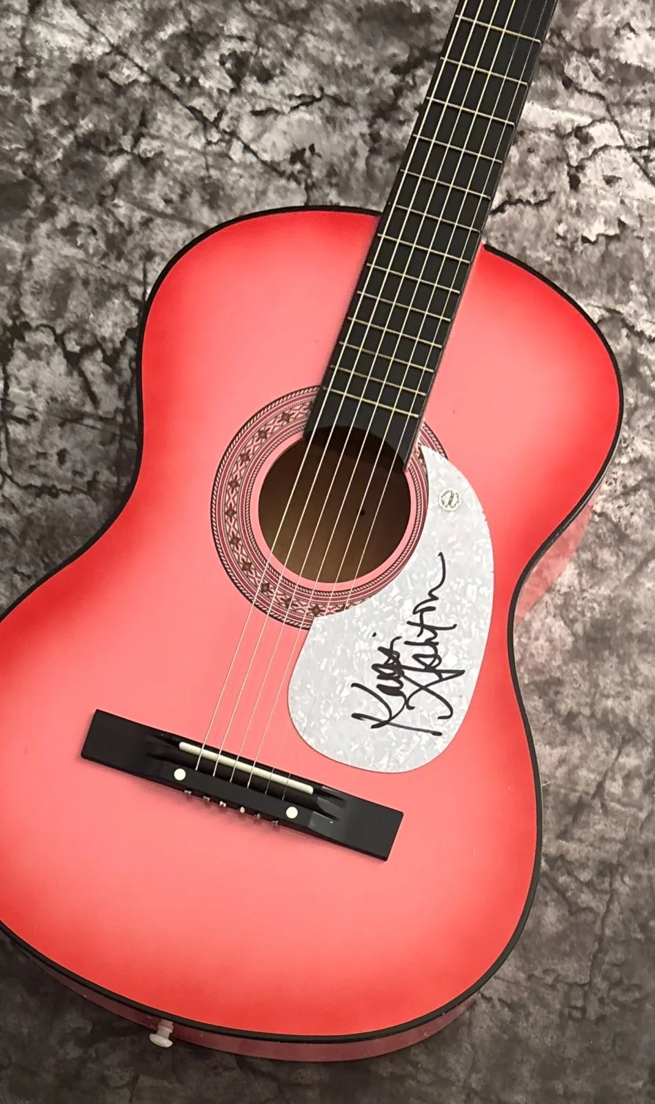 GFA Drive You Out of My Mind * KASSI ASHTON * Signed Acoustic Guitar COA, image 2