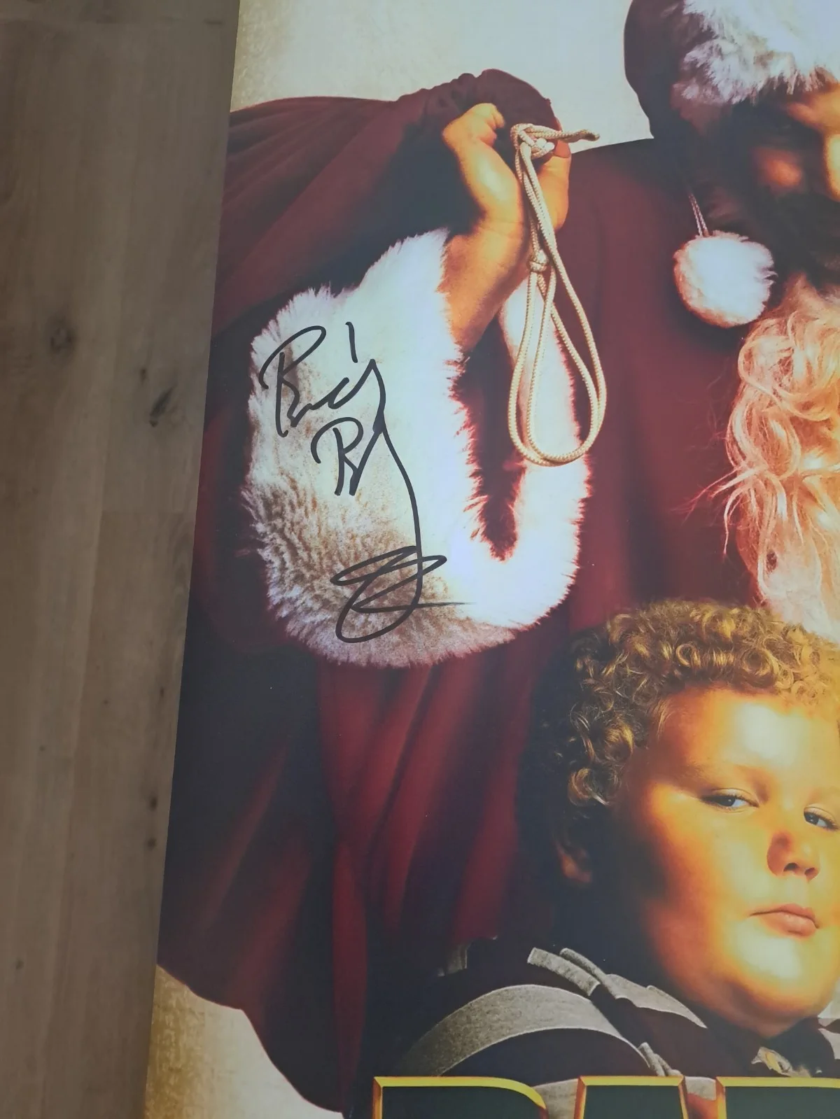 Billy Bob Thornton — BILLY BOB THORNTON SIGNED "BAD SANTA" MOVIE POSTER 27x40 JSA COA, изображение 2
