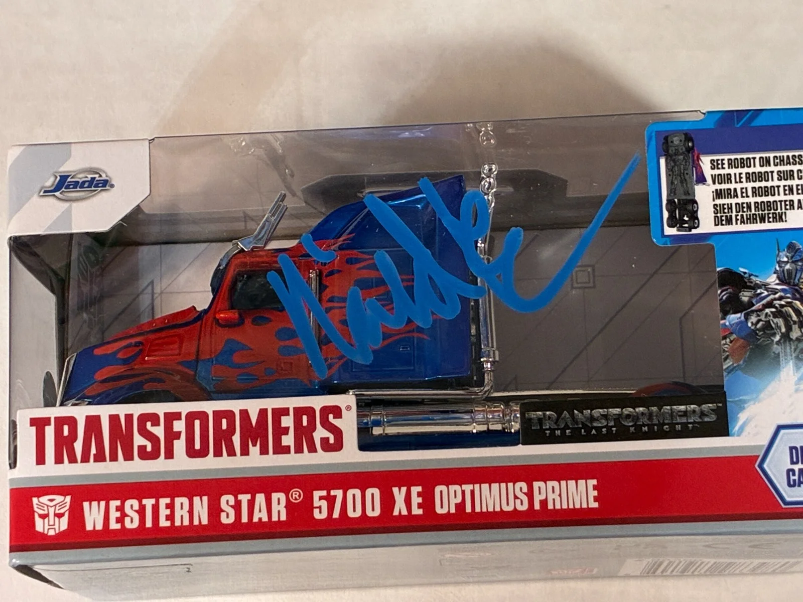MICHAEL BAY Funko Pop SIGNED Western Star 5700 XE OPTIMUS PRIME With COA, image 2
