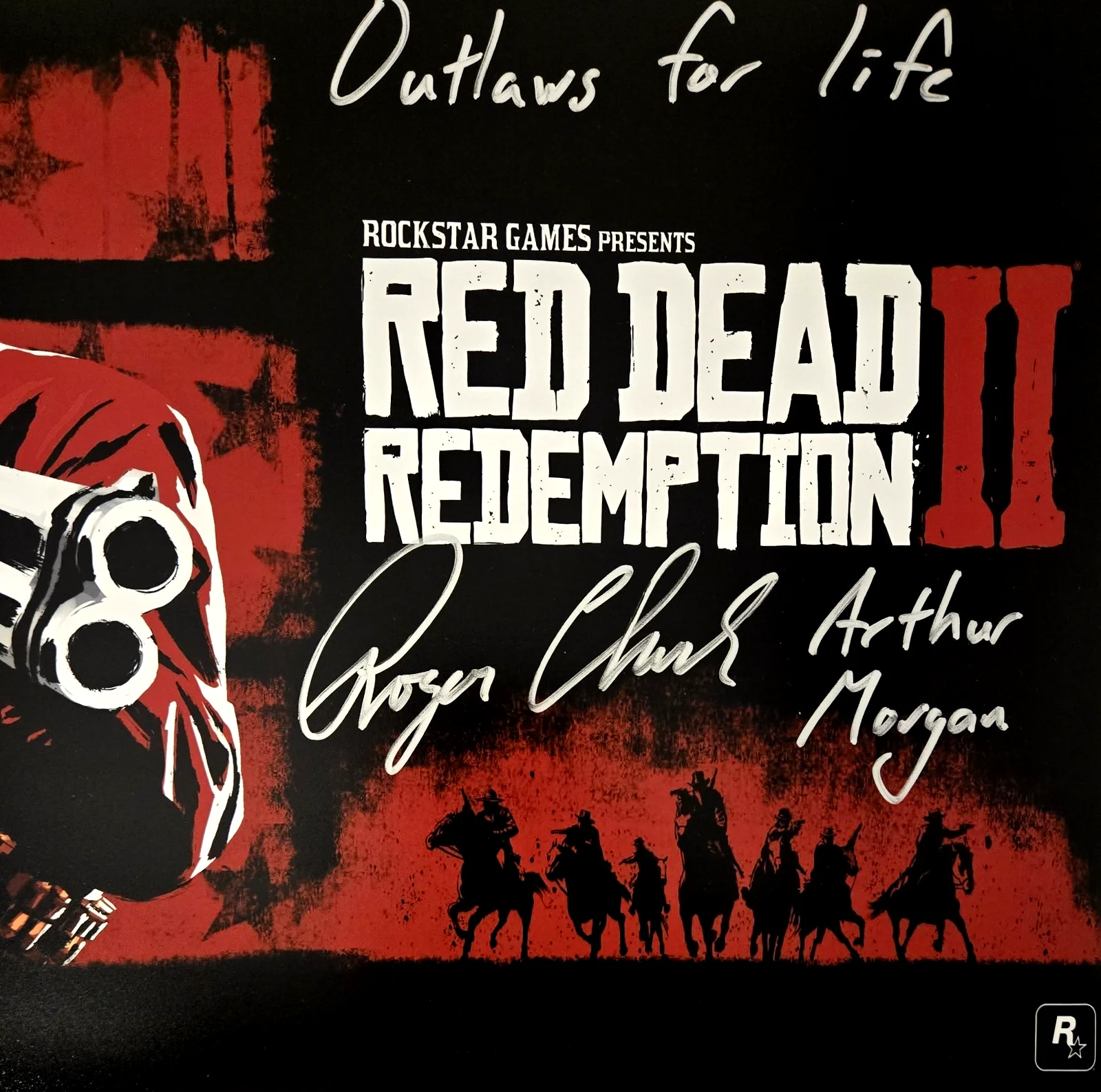 Roger Clark — Arthur Morgan Signed Photo Red Dead Redemption Roger Clark 11x17 JSA COA 930, image 3
