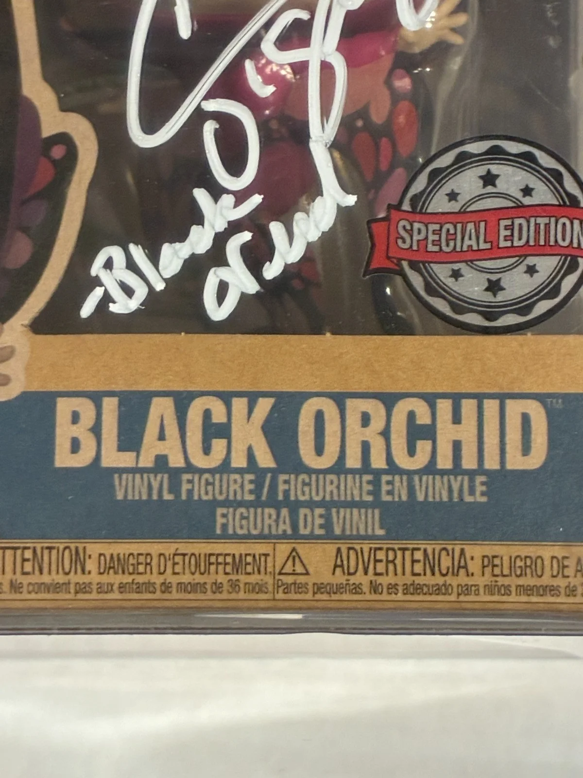 Colleen O'Shaughnessy Autographed Funko Pop Justice League #435 Black Orchid, изображение 4