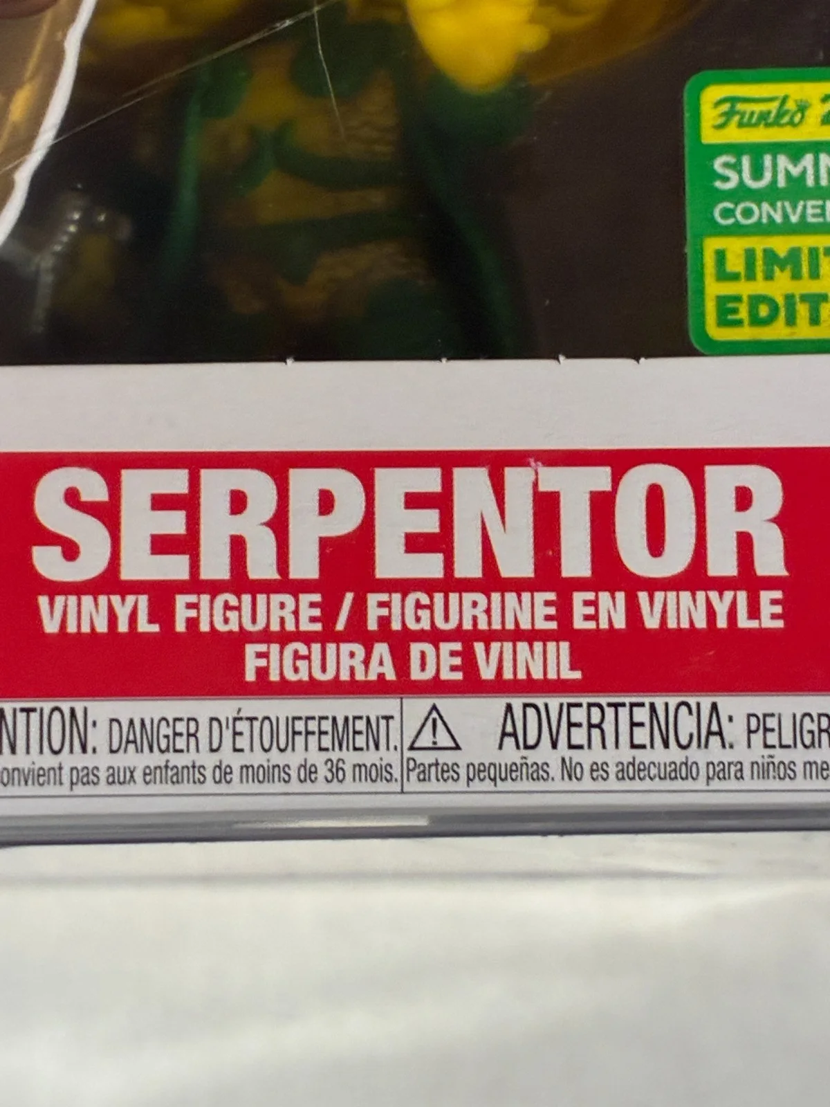 LARRY HAMA. Funko Pop SIGNED GI Joe "SERPENTOR" With COA, image 3