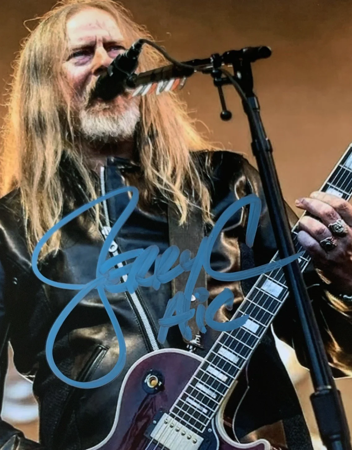 Alice In Chains Rock Guitar Legend Jerry Cantrell Signed Autographed 8x10 Photo, изображение 2