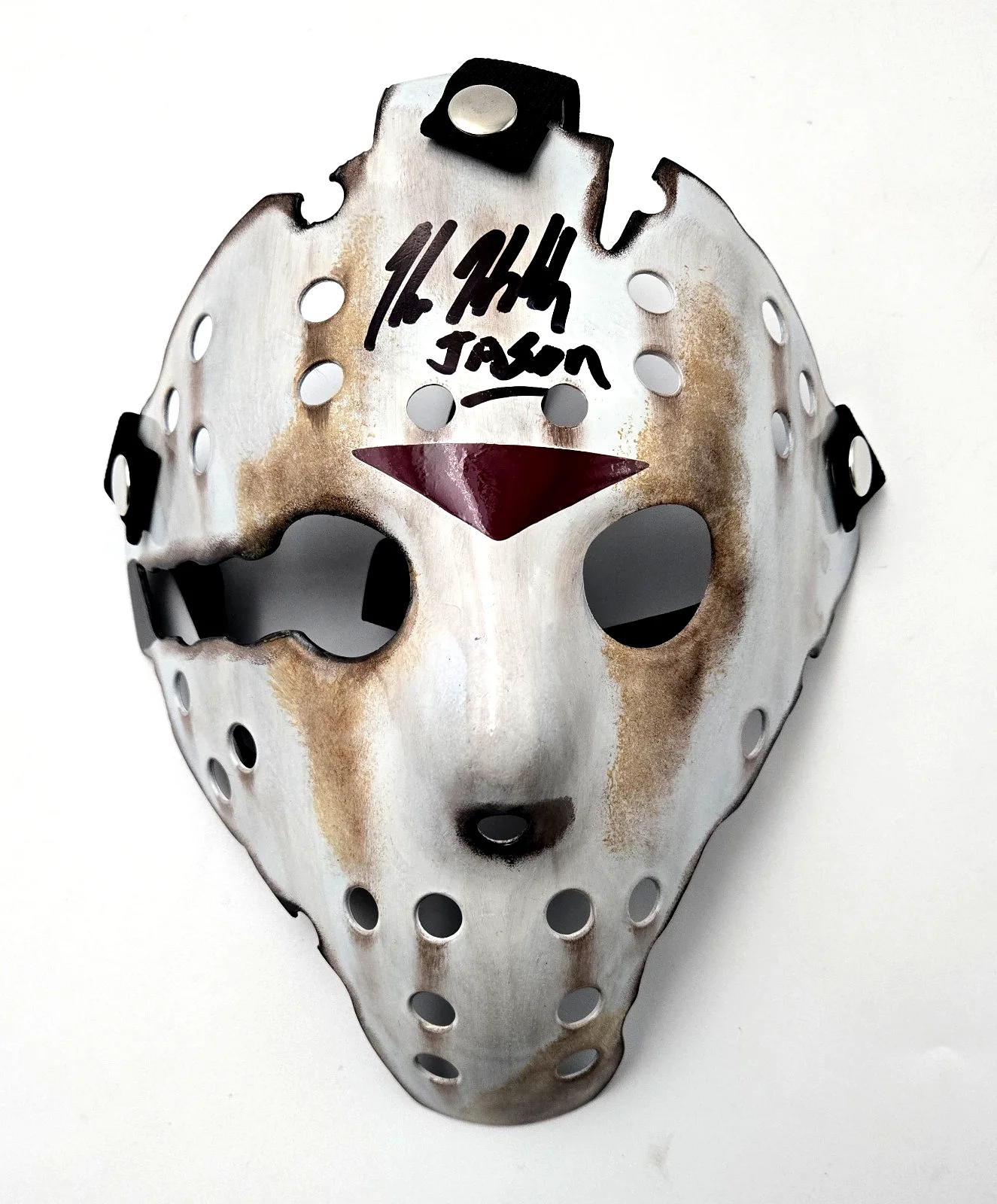 Kane Hodder — Kane Hodder Signed Jason Mask Autograph Friday the 13th Part 9 Beckett COA 998