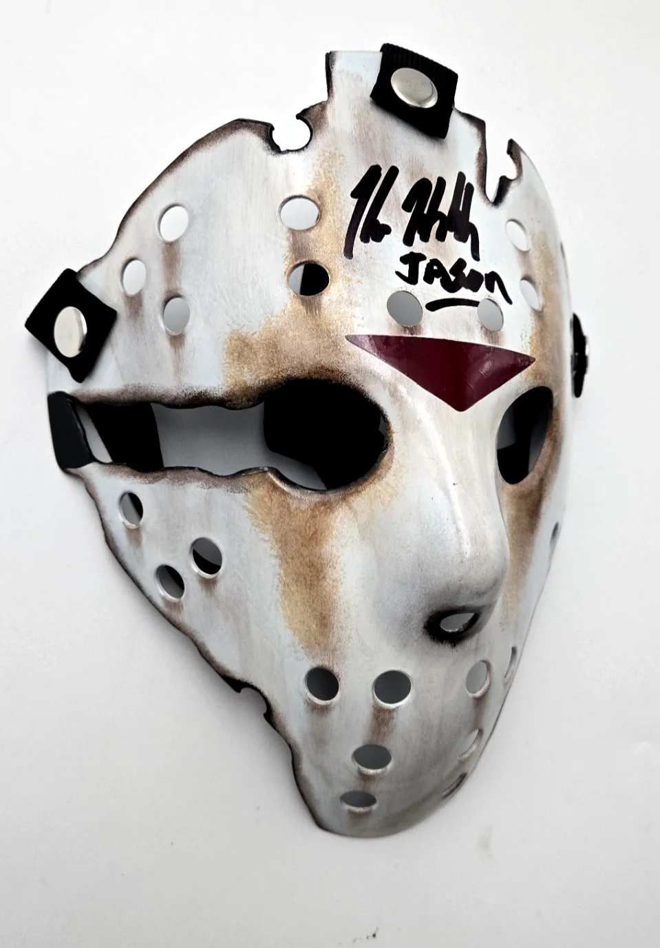 Kane Hodder — Kane Hodder Signed Jason Mask Autograph Friday the 13th Part 9 Beckett COA 998, image 2