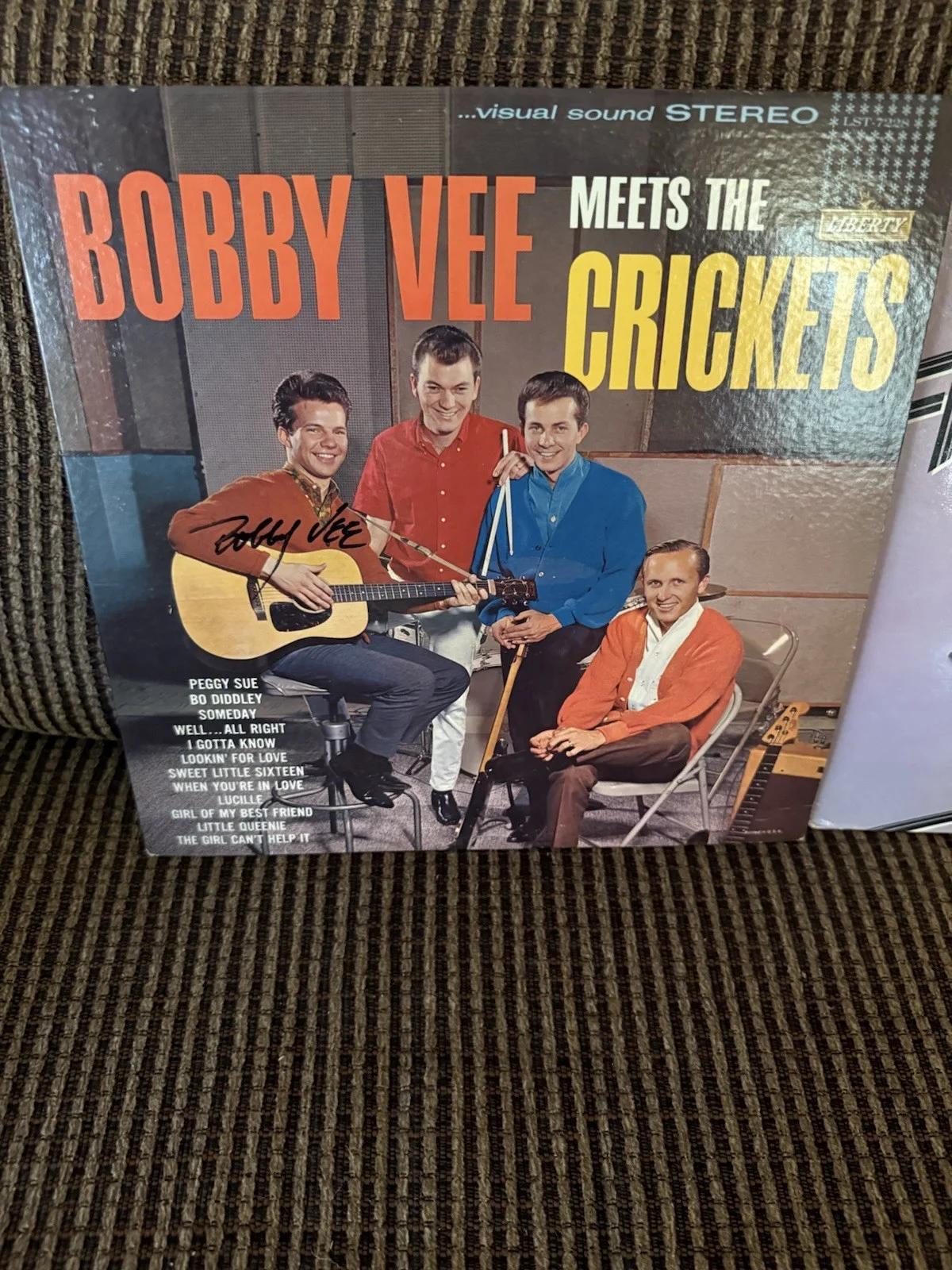 Bobby Vee Signed Album W/ Crickets.+Double Album-Bobby Vee Story+Rocking 50s Mag, изображение 2