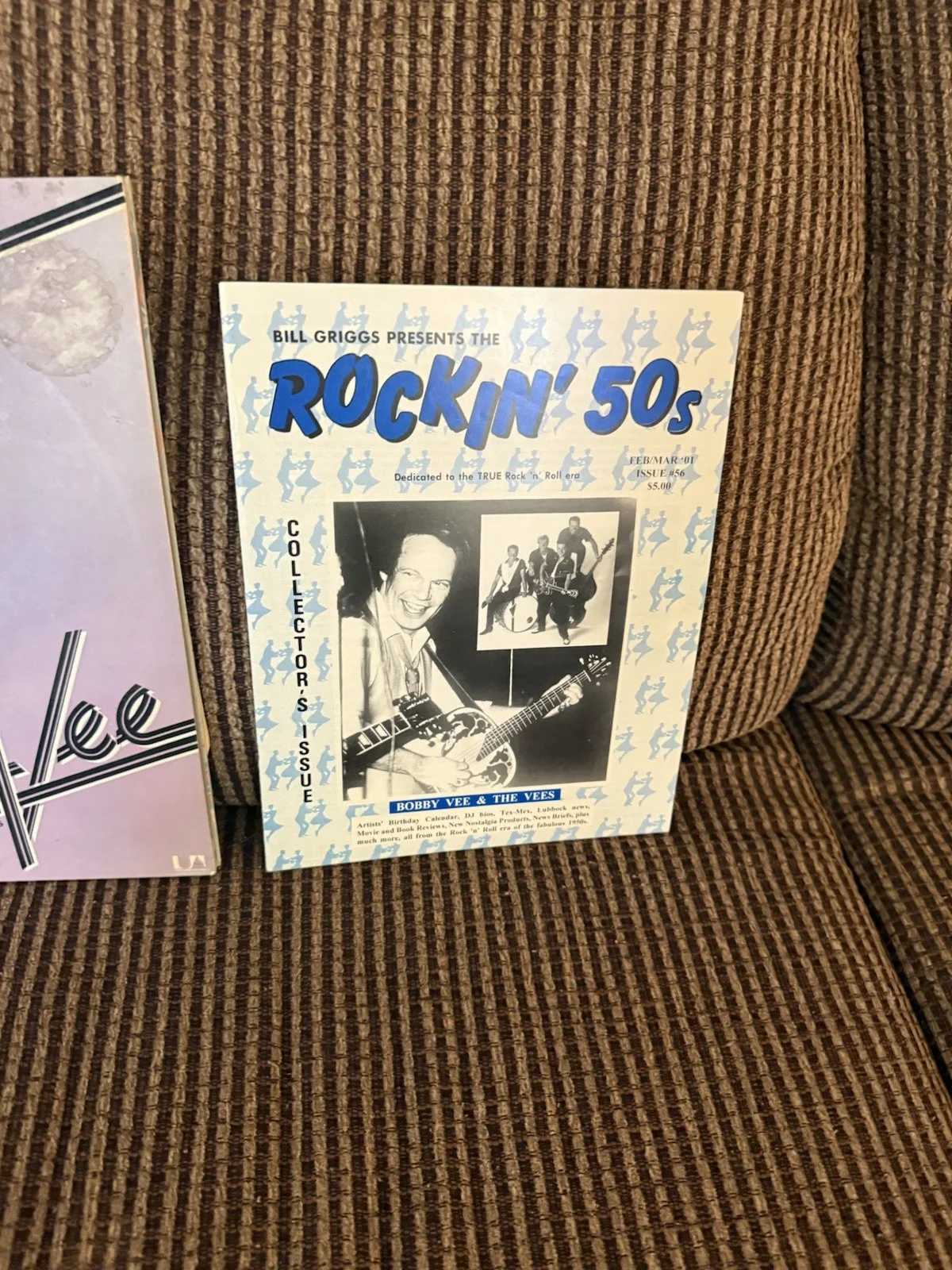 Bobby Vee Signed Album W/ Crickets.+Double Album-Bobby Vee Story+Rocking 50s Mag, изображение 4