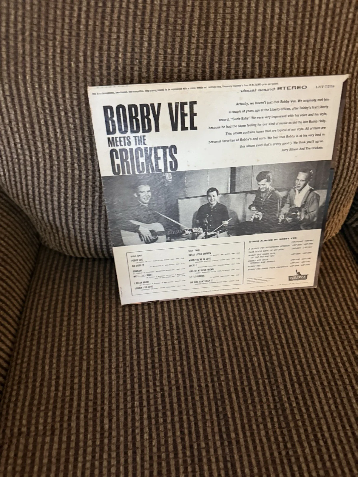 Bobby Vee Signed Album W/ Crickets.+Double Album-Bobby Vee Story+Rocking 50s Mag, изображение 5