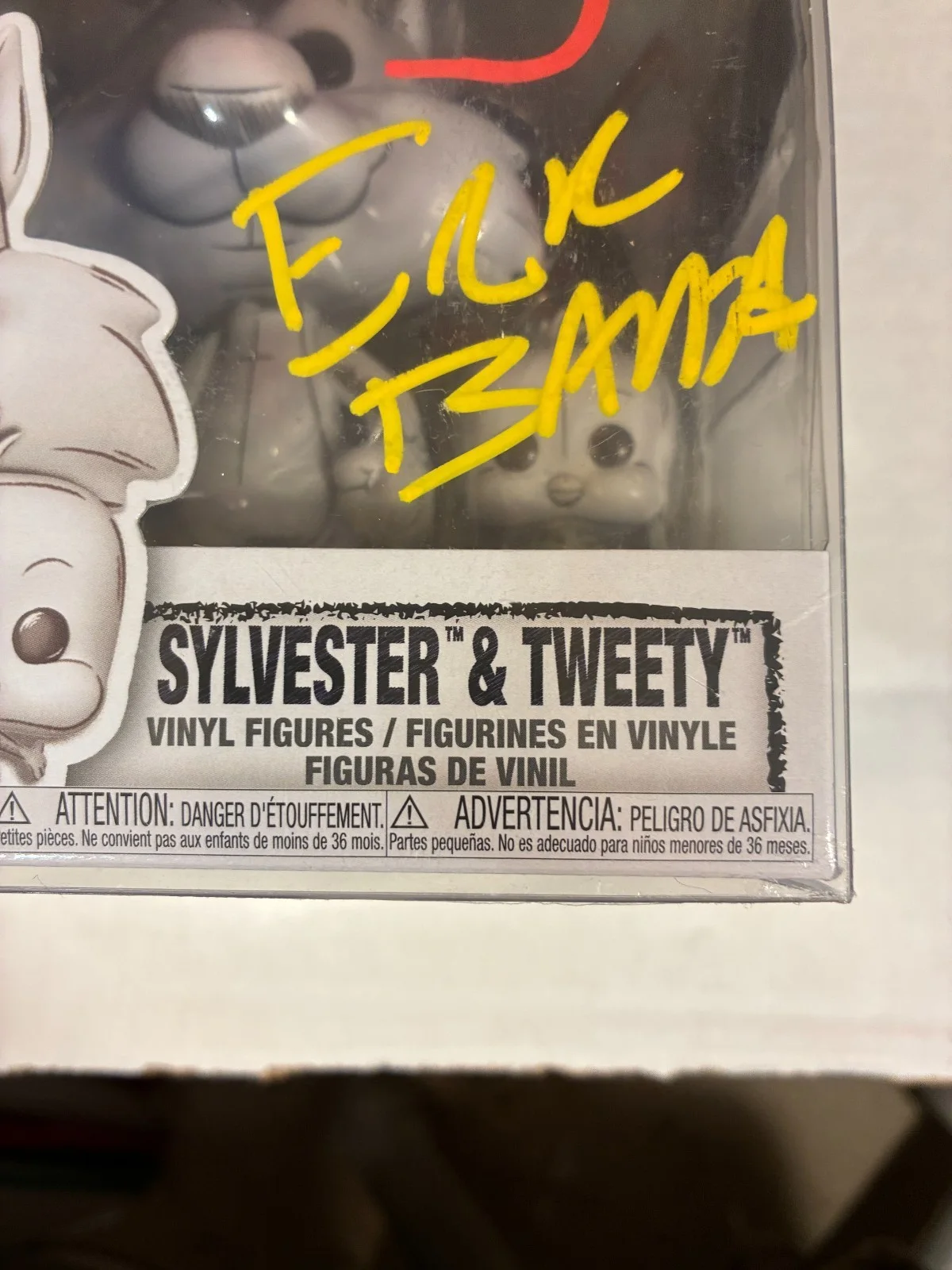 JEFF BERGMAN & Eric BAUZA Funko Pop 2-0-1-3 SIGNED TWEETY and SYLVESTER With COA, image 3