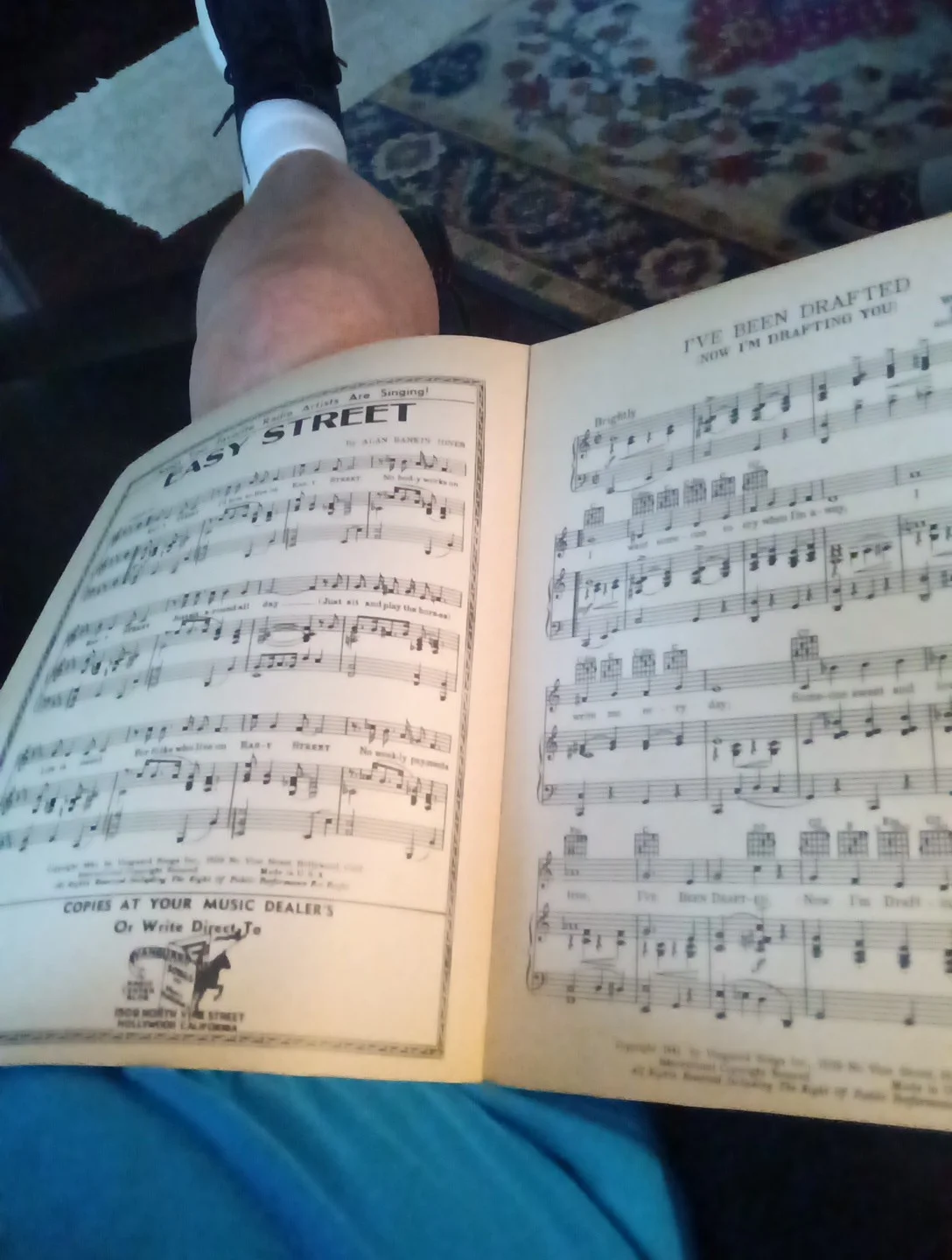 Dorothy Lamour — Dorothy Lamour & Bob Hope Signed Music Sheet 1941 No COA, image 4
