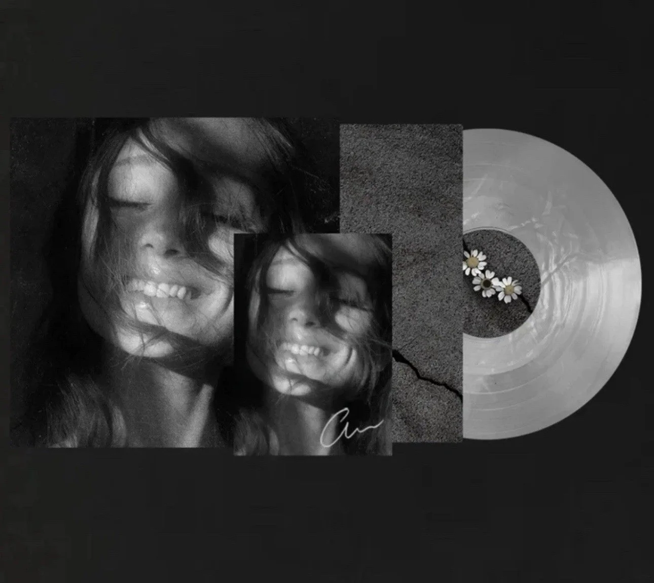 Ariana Grande Petal SIGNED Vinyl Translucent Pearly White LP PREORDER, image 2