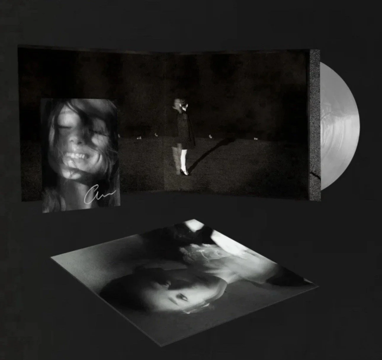Ariana Grande Petal SIGNED Vinyl Translucent Pearly White LP PREORDER, image 3