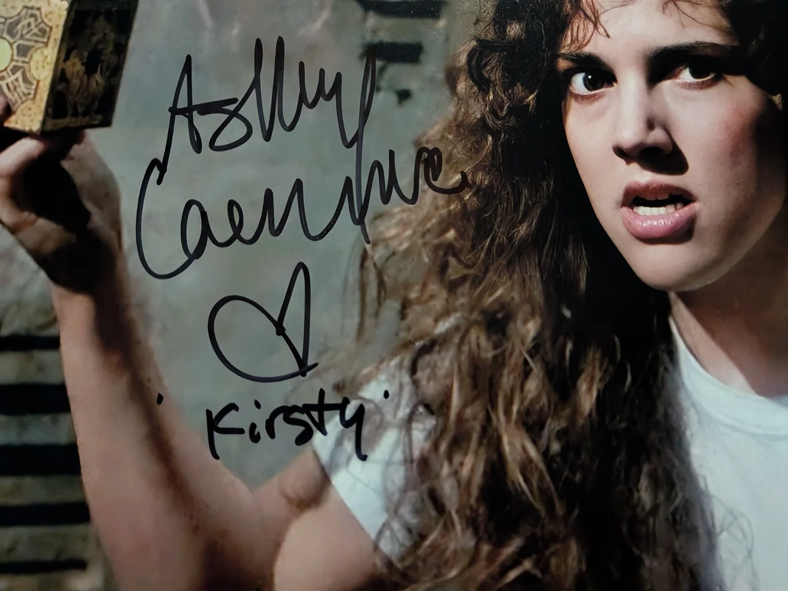 ASHLEY LAURENCE Signed Hellraiser 8x10 Photo Kirsty Autograph JSA COA m, изображение 2