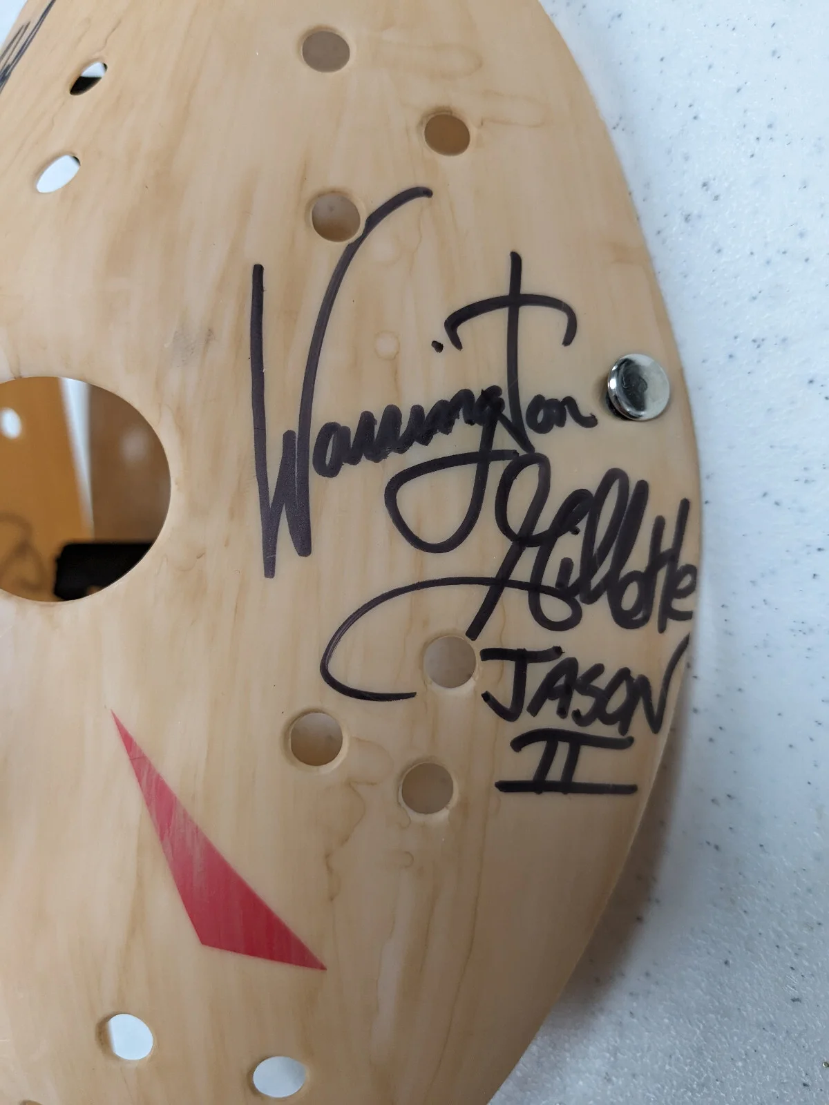 Kane HODDER CJ GRAHAM GILLETTE 3X Signed Hockey MASK JASON F13th BAS JSA COA Wd, изображение 2