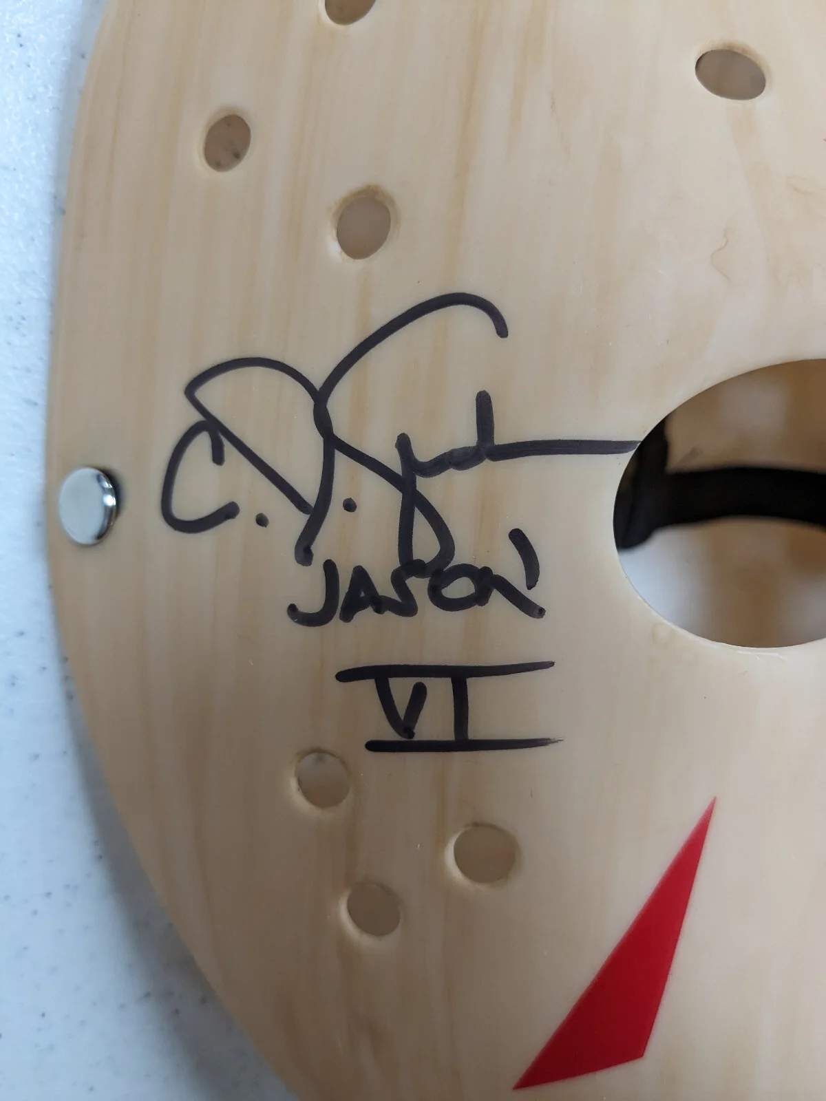 Kane HODDER CJ GRAHAM GILLETTE 3X Signed Hockey MASK JASON F13th BAS JSA COA Wd, изображение 4