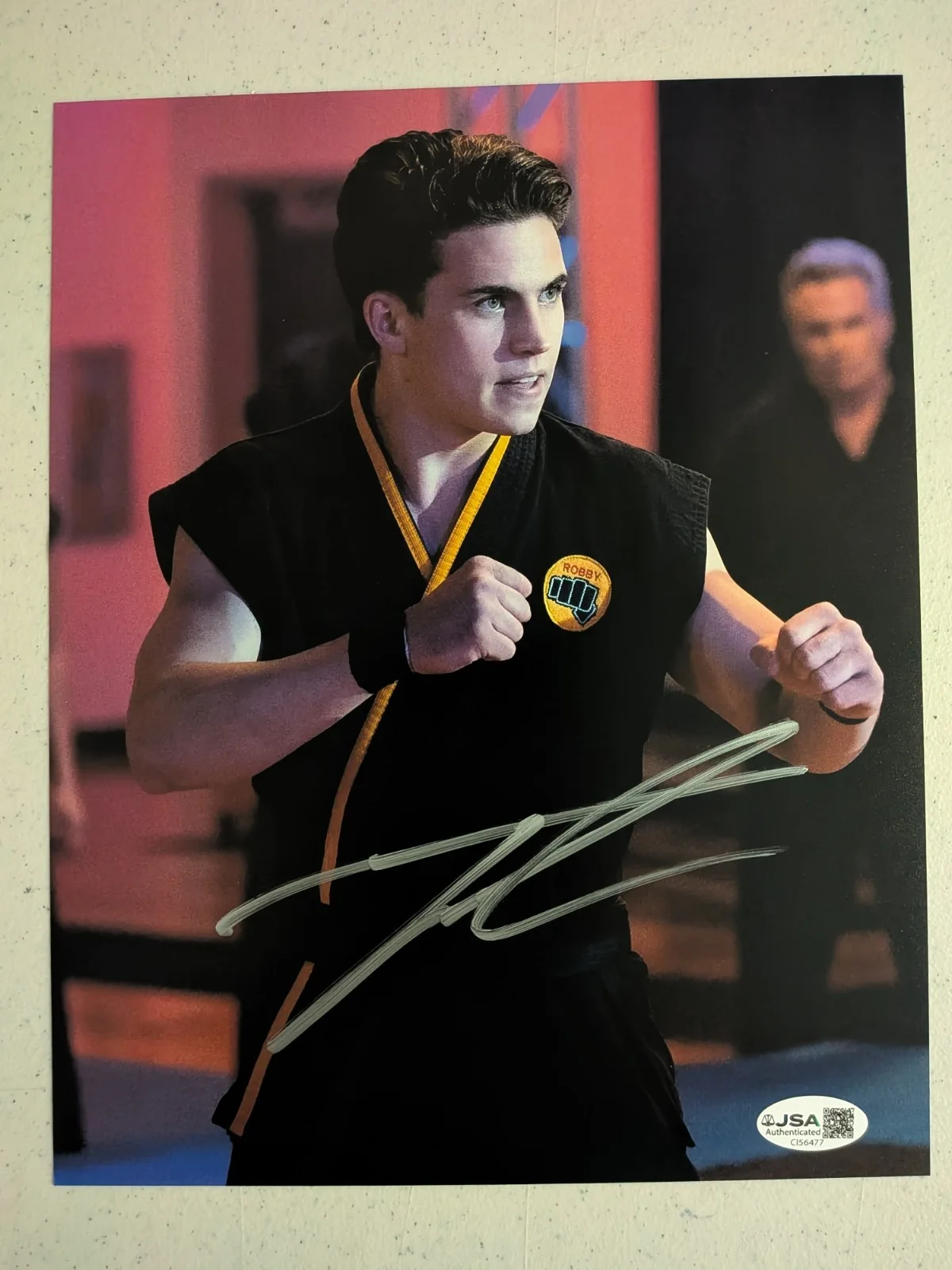 TANNER BUCHANAN Signed 8x10 Photo COBRA KAI Robby Keene Autograph JSA COA, image 2