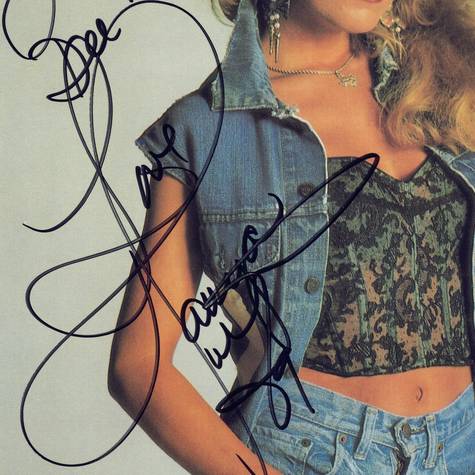 Tanya Tucker Signed Autograph 8x10 Color Promo Photo Vintage, изображение 3